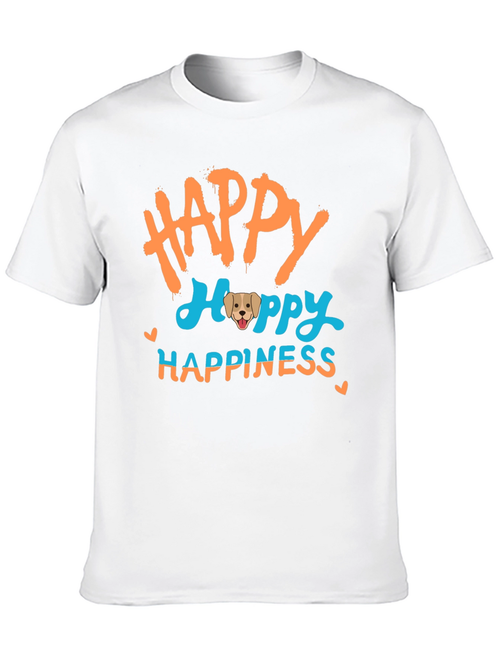 Happy Dog Happiness Graphic T-Shirt