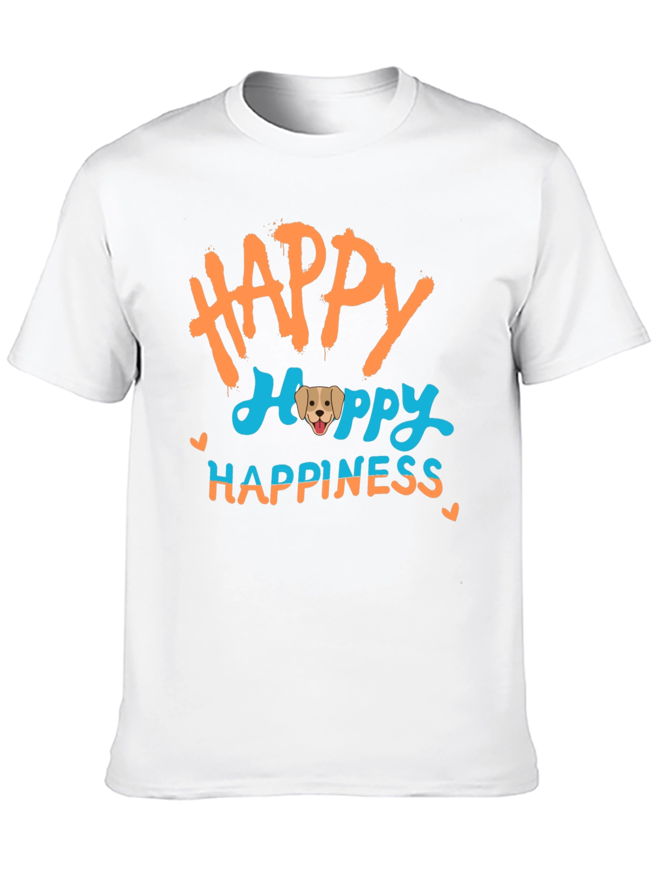 Happy Dog Happiness Graphic T-Shirt