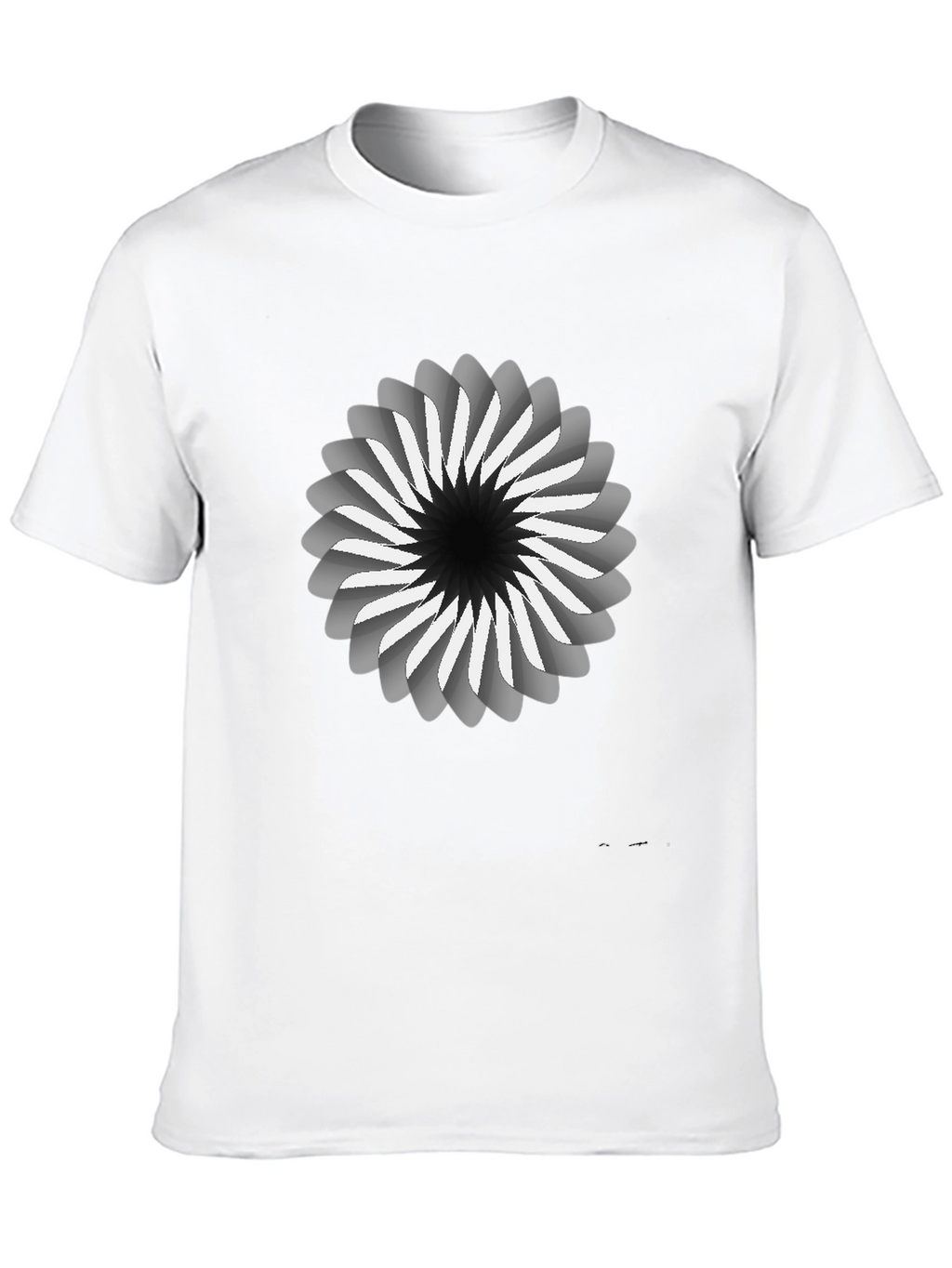 Abstract Swirl Graphic Tee - Modern Design