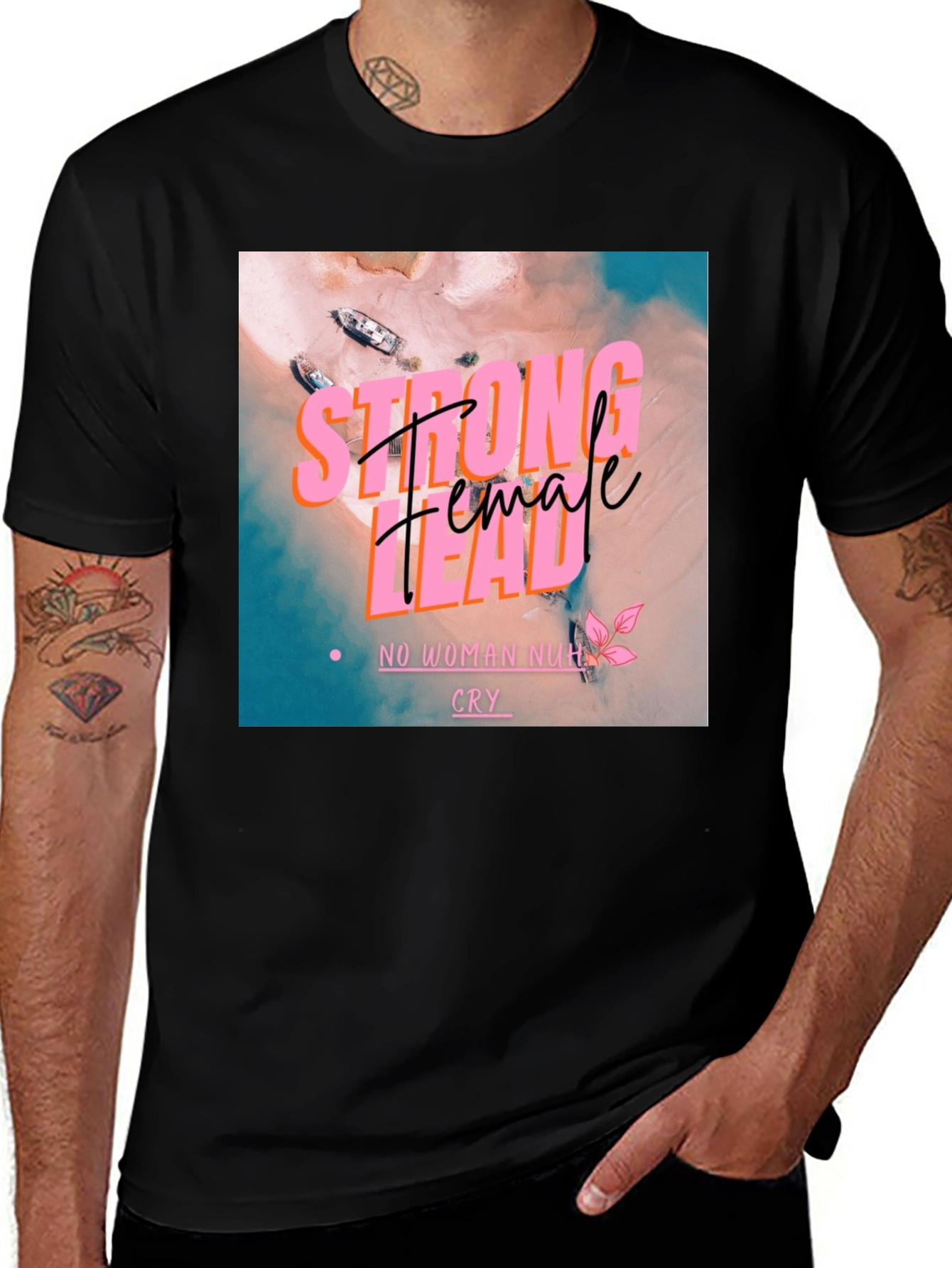 Strong Female Lead Black T-Shirt