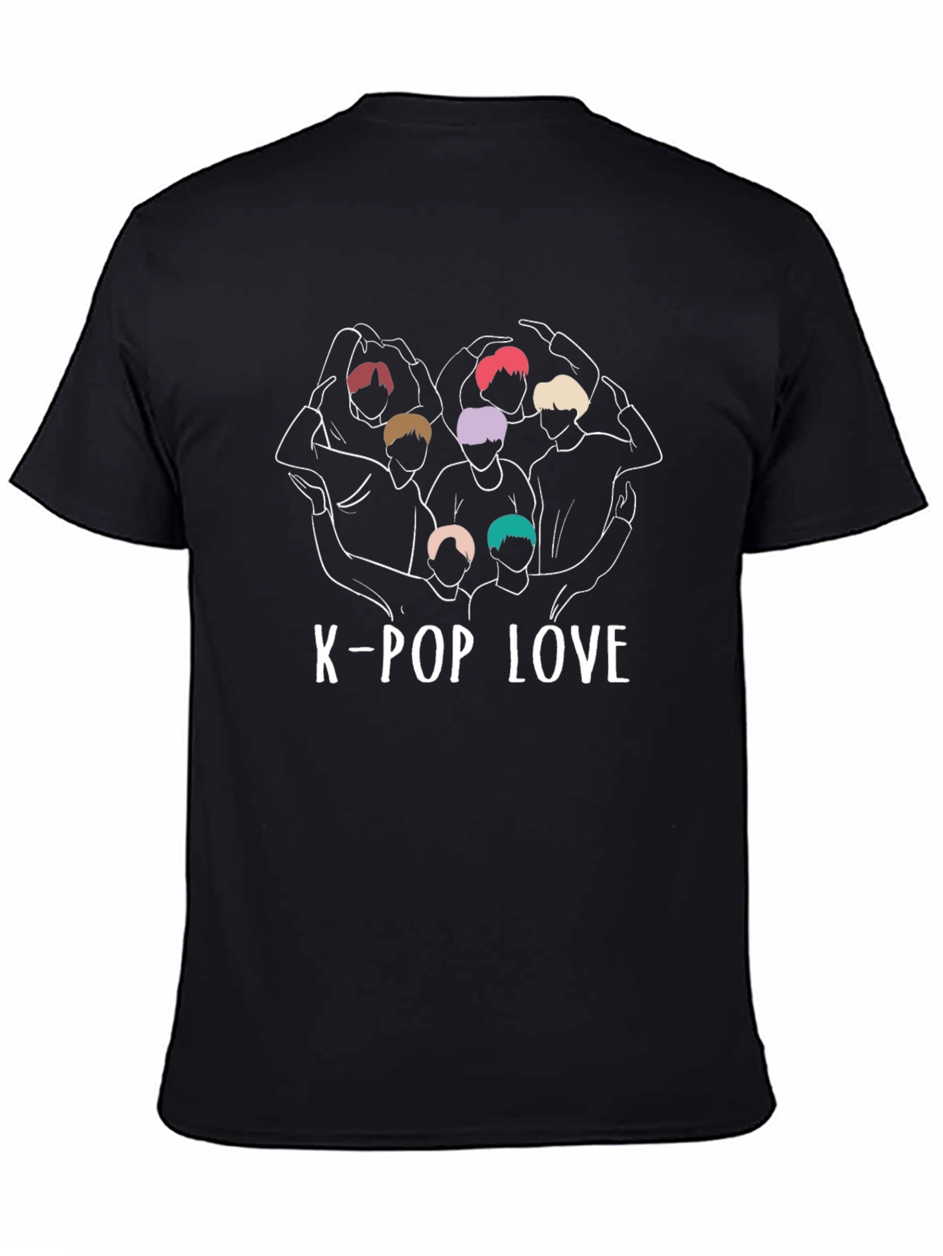 K-Pop Love Graphic Tee - Stylish K-Pop Fan Shirt