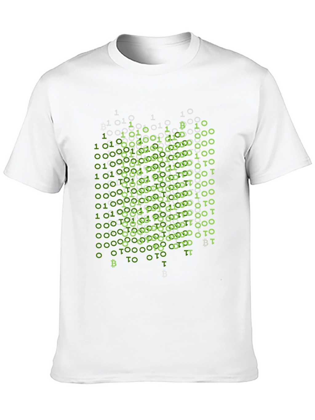 Binary Bitcoin T-Shirt - Crypto Style