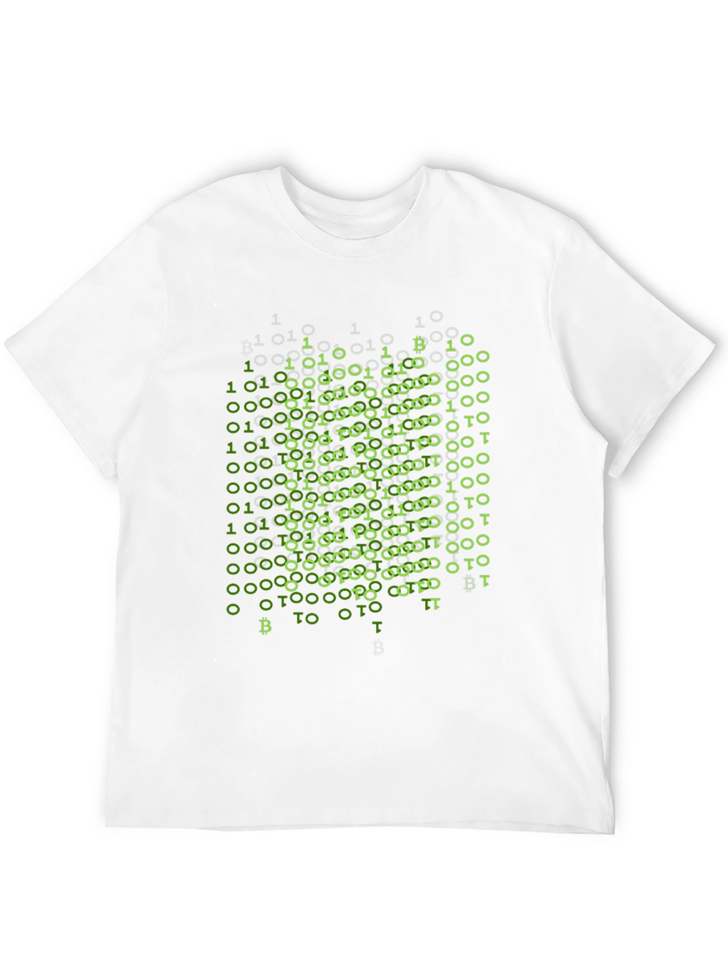 Binary Bitcoin T-Shirt - Crypto Style