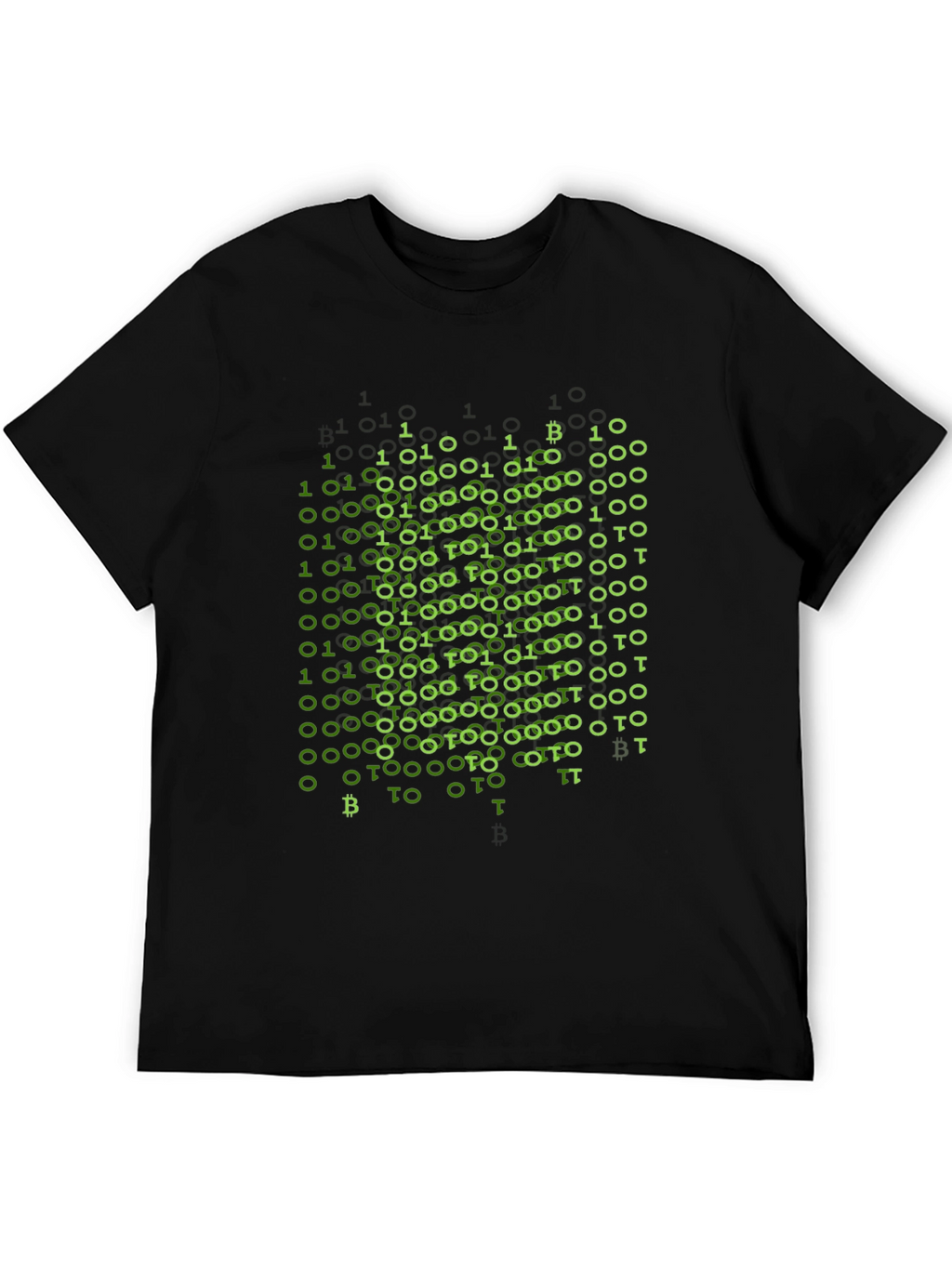 Binary Bitcoin T-Shirt - Crypto Style