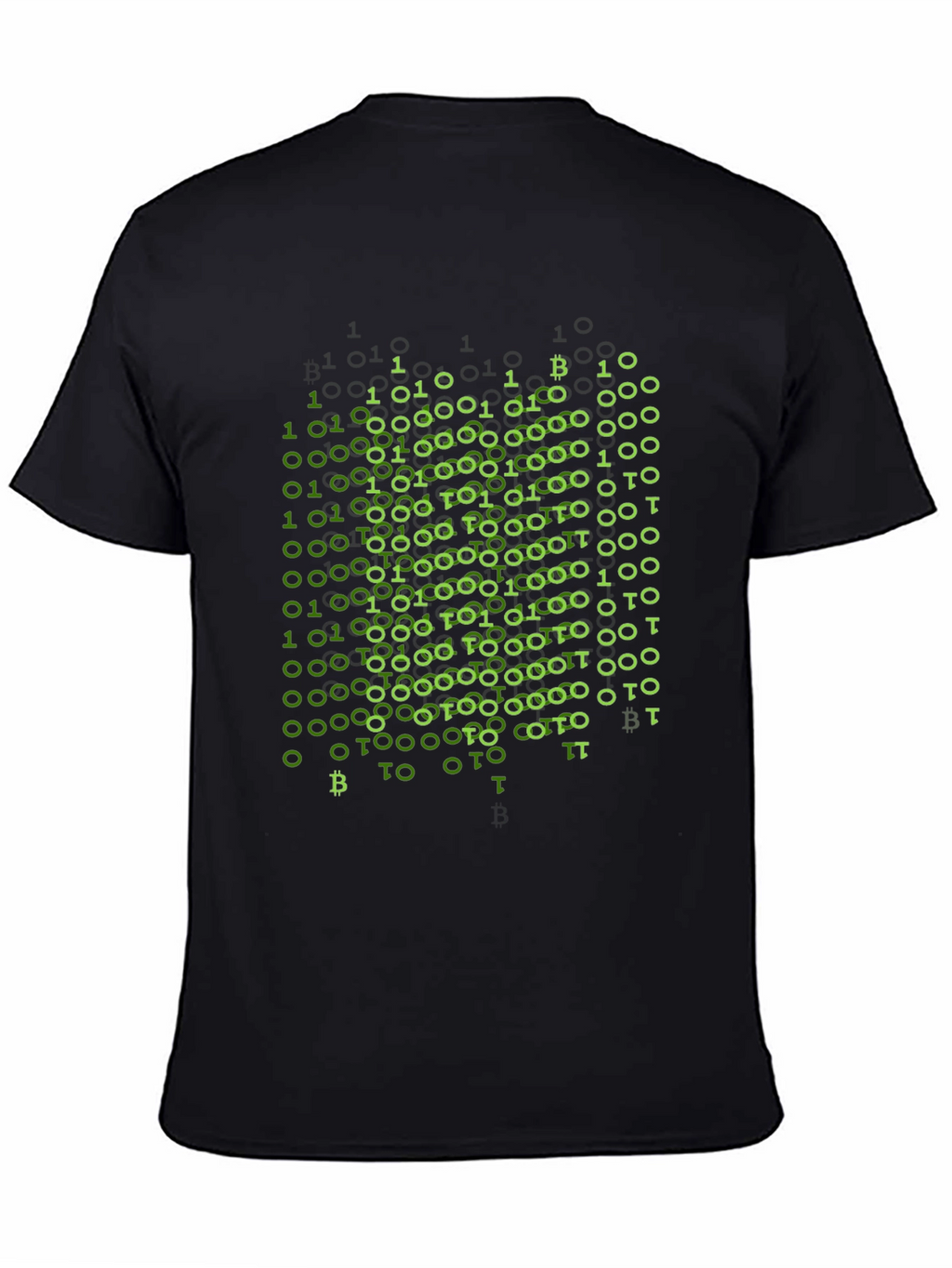 Binary Bitcoin T-Shirt - Crypto Style