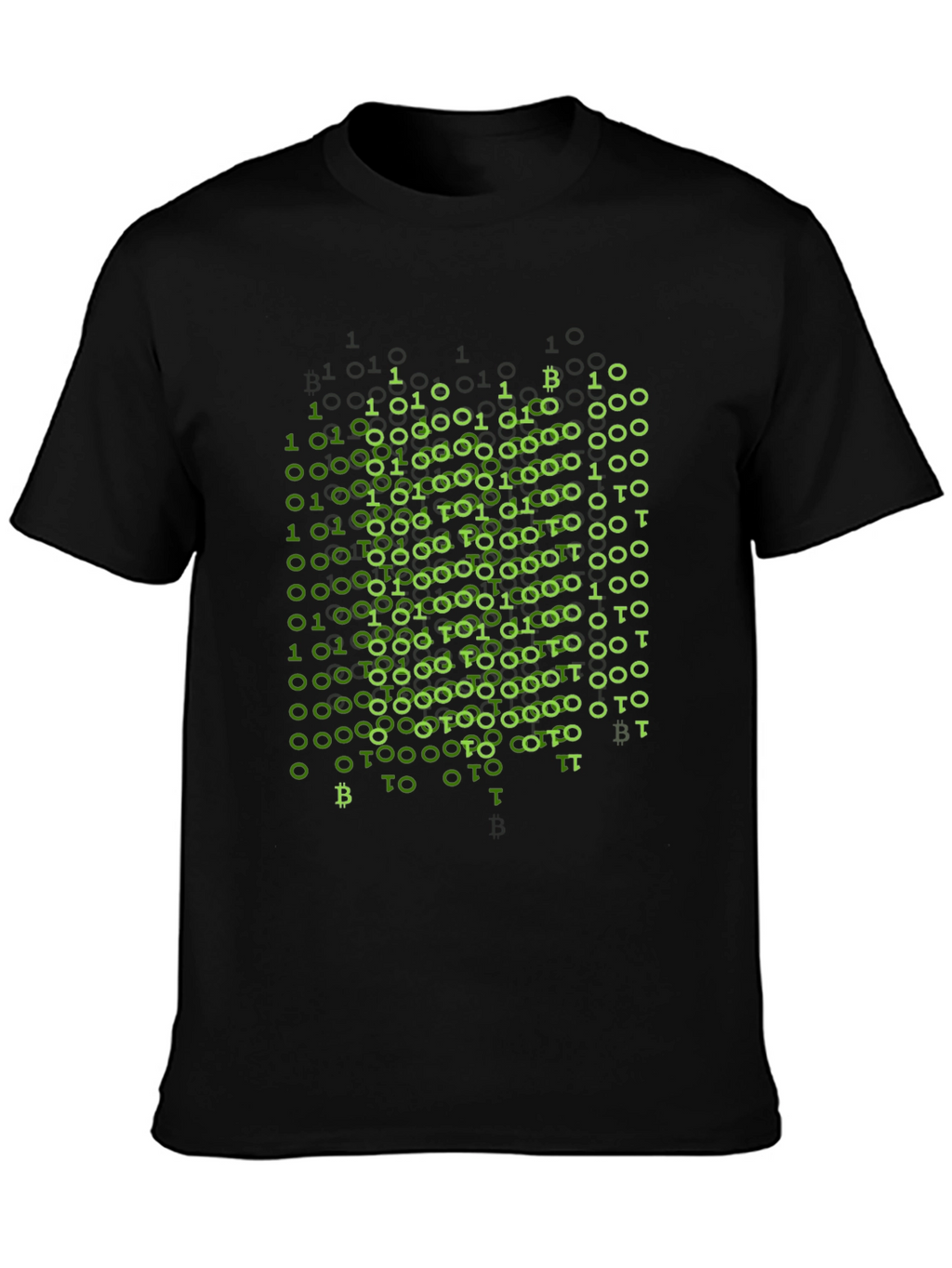 Binary Bitcoin T-Shirt - Crypto Style