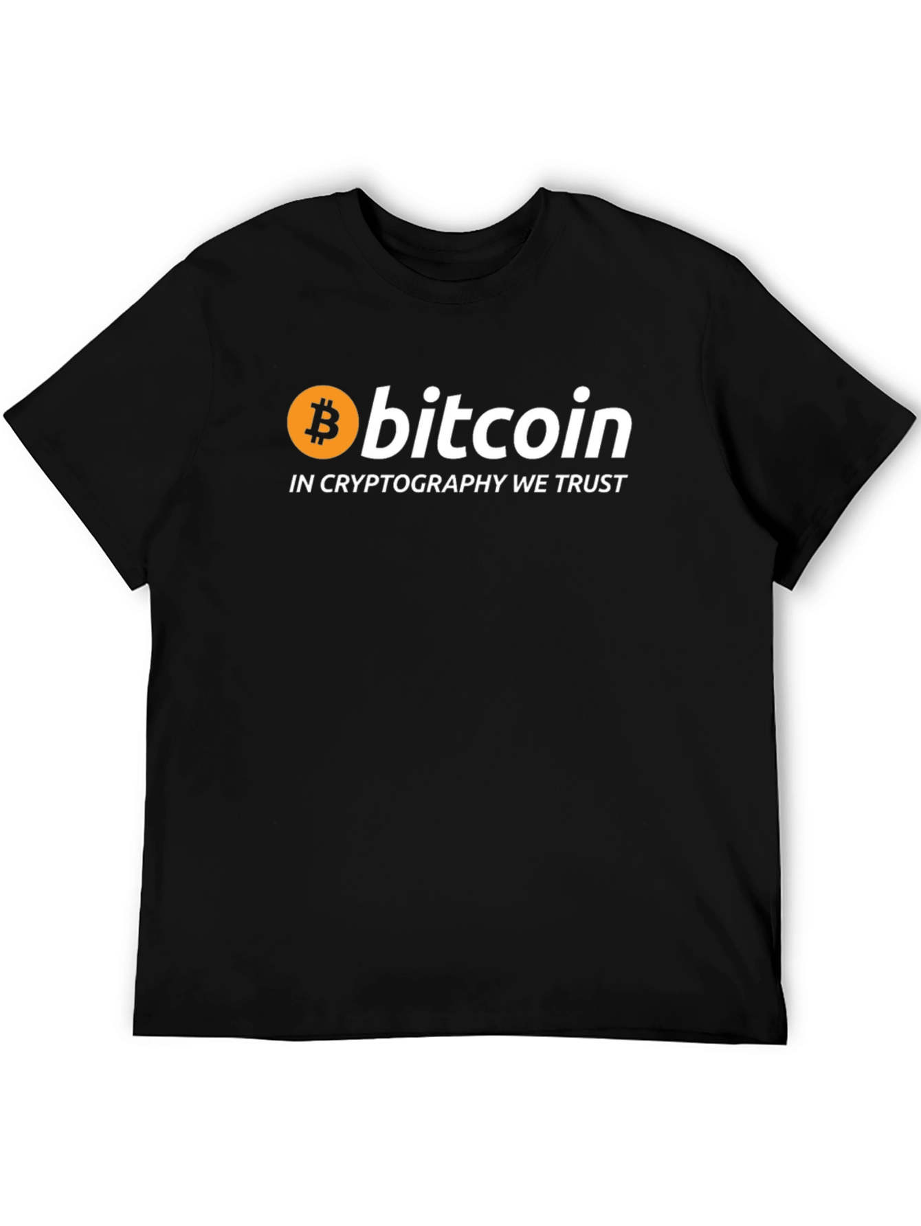 Bitcoin Crypto T-Shirt - In Cryptography We Trust