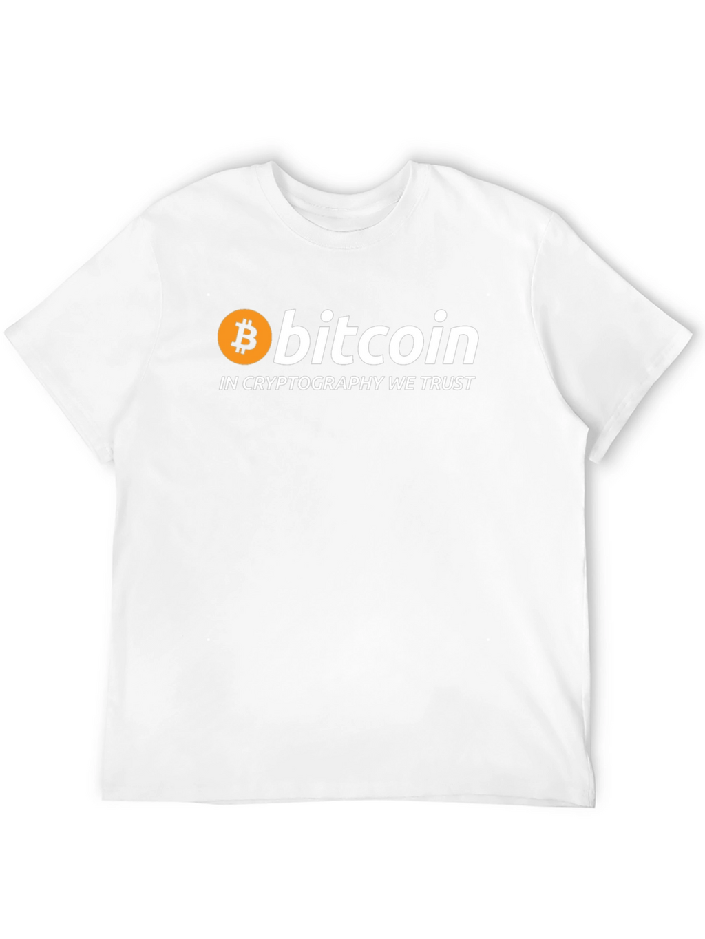 Bitcoin Crypto T-Shirt - In Cryptography We Trust