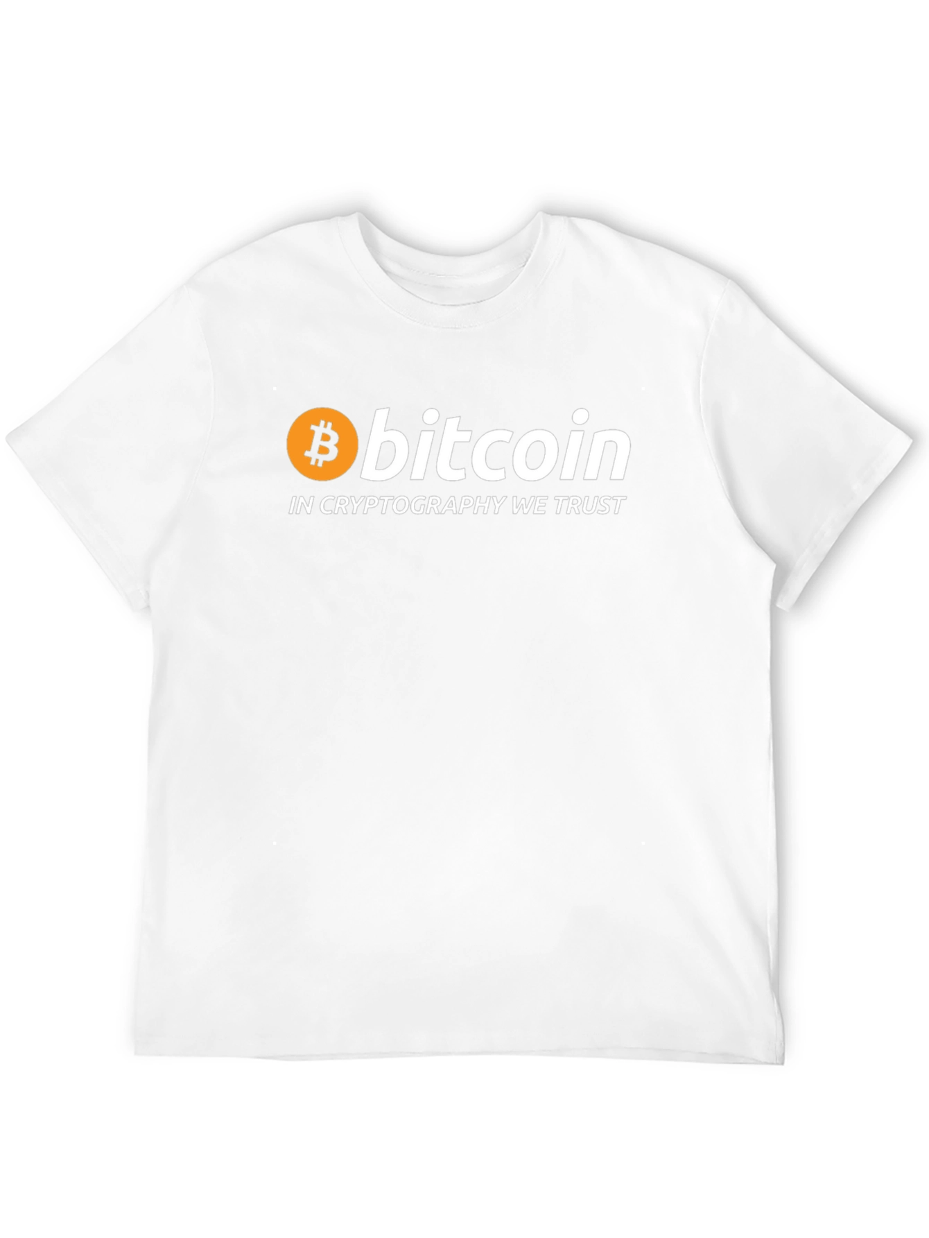 Bitcoin Crypto T-Shirt - In Cryptography We Trust