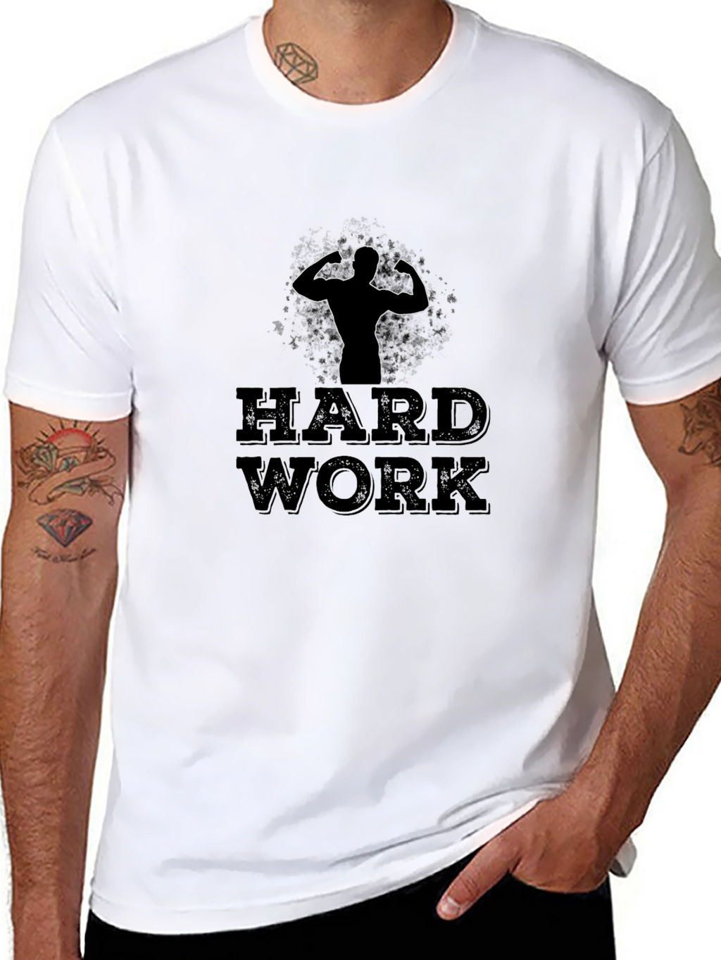 Hard Work T-Shirt: Motivational Gym Apparel