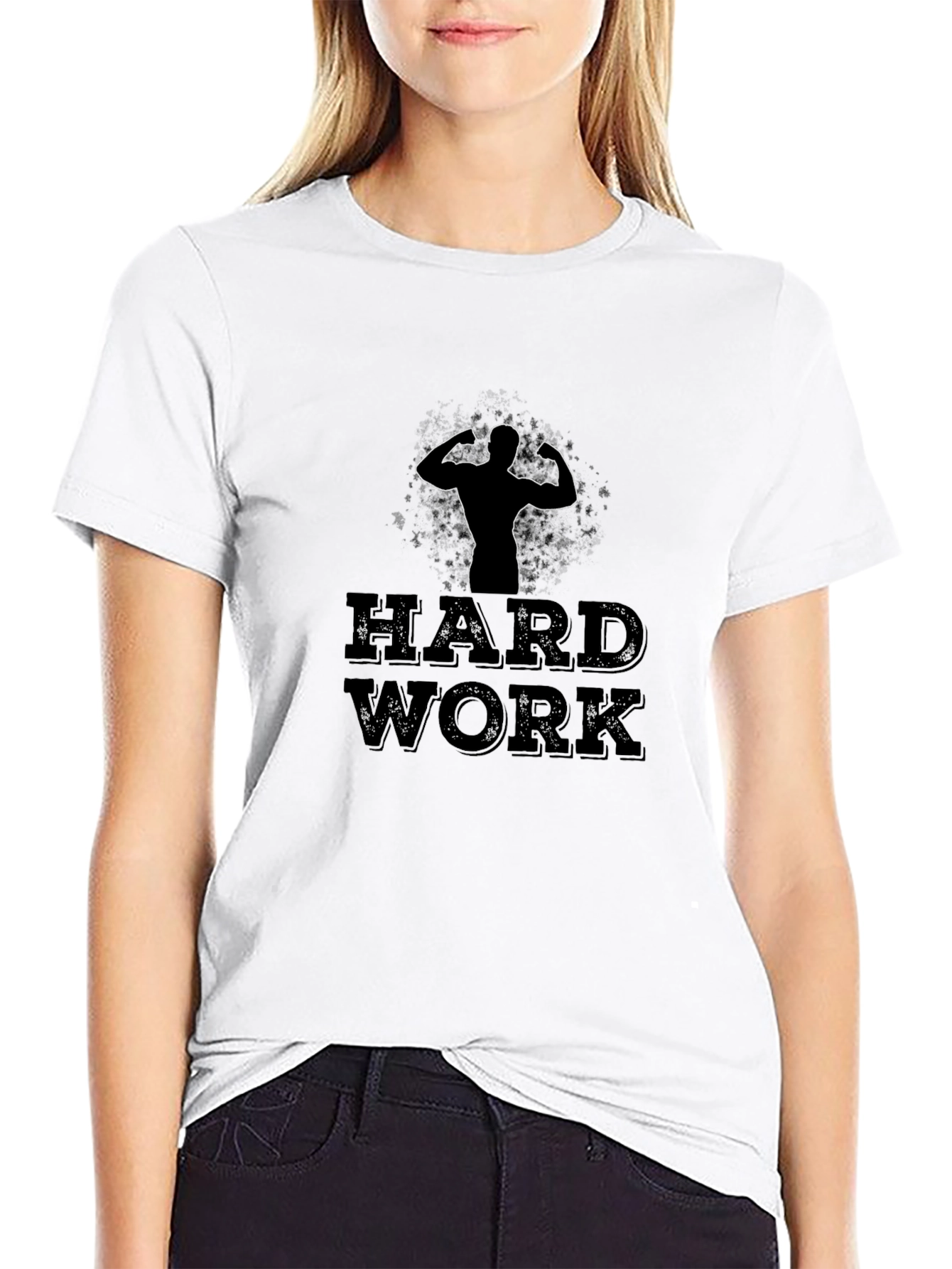 Hard Work T-Shirt: Motivational Gym Apparel