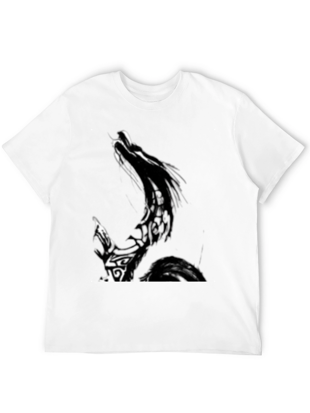 Mens Graphic Print Black T-Shirt
