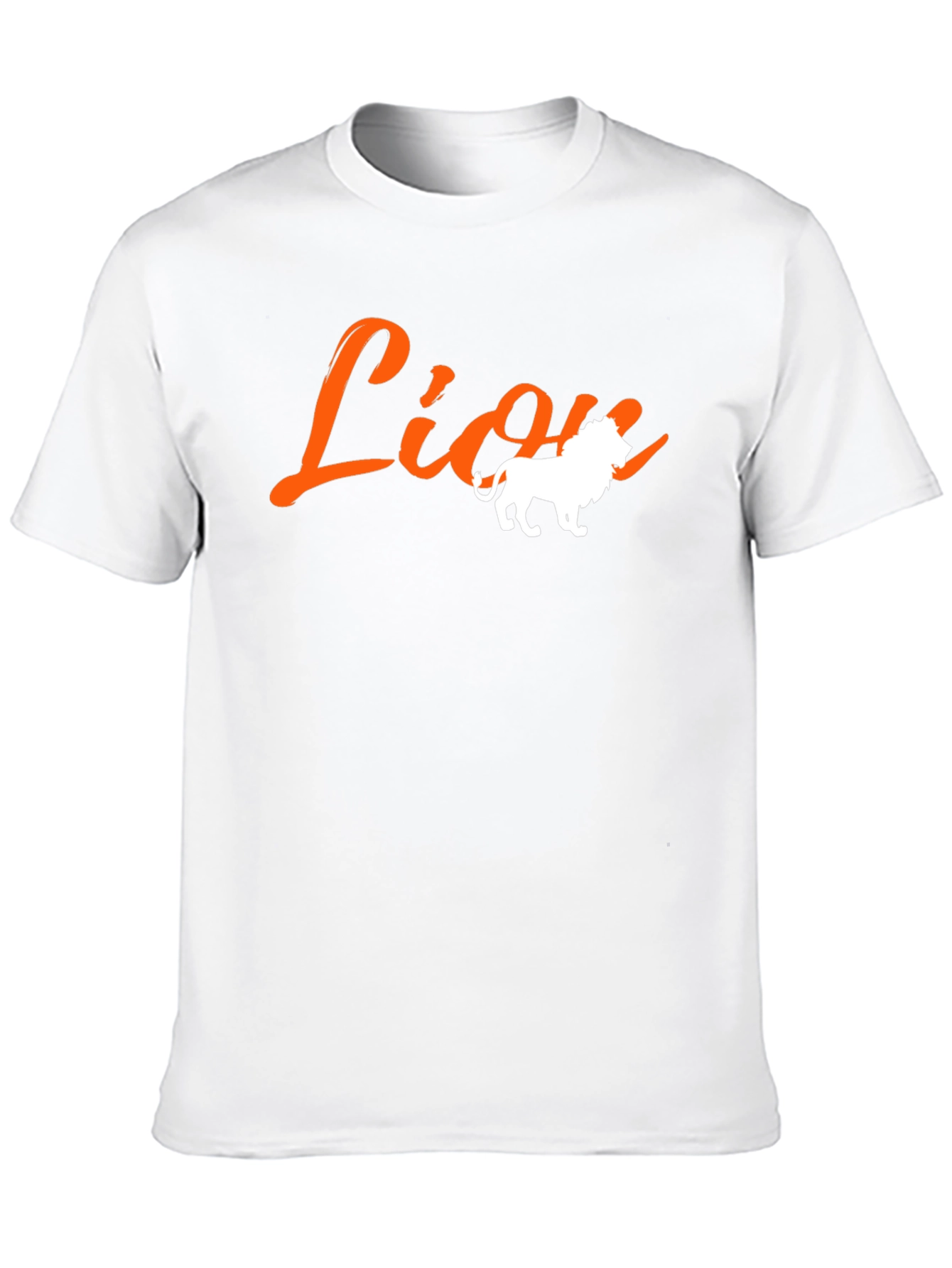 Lion Graphic T-Shirt - Bold Black Tee