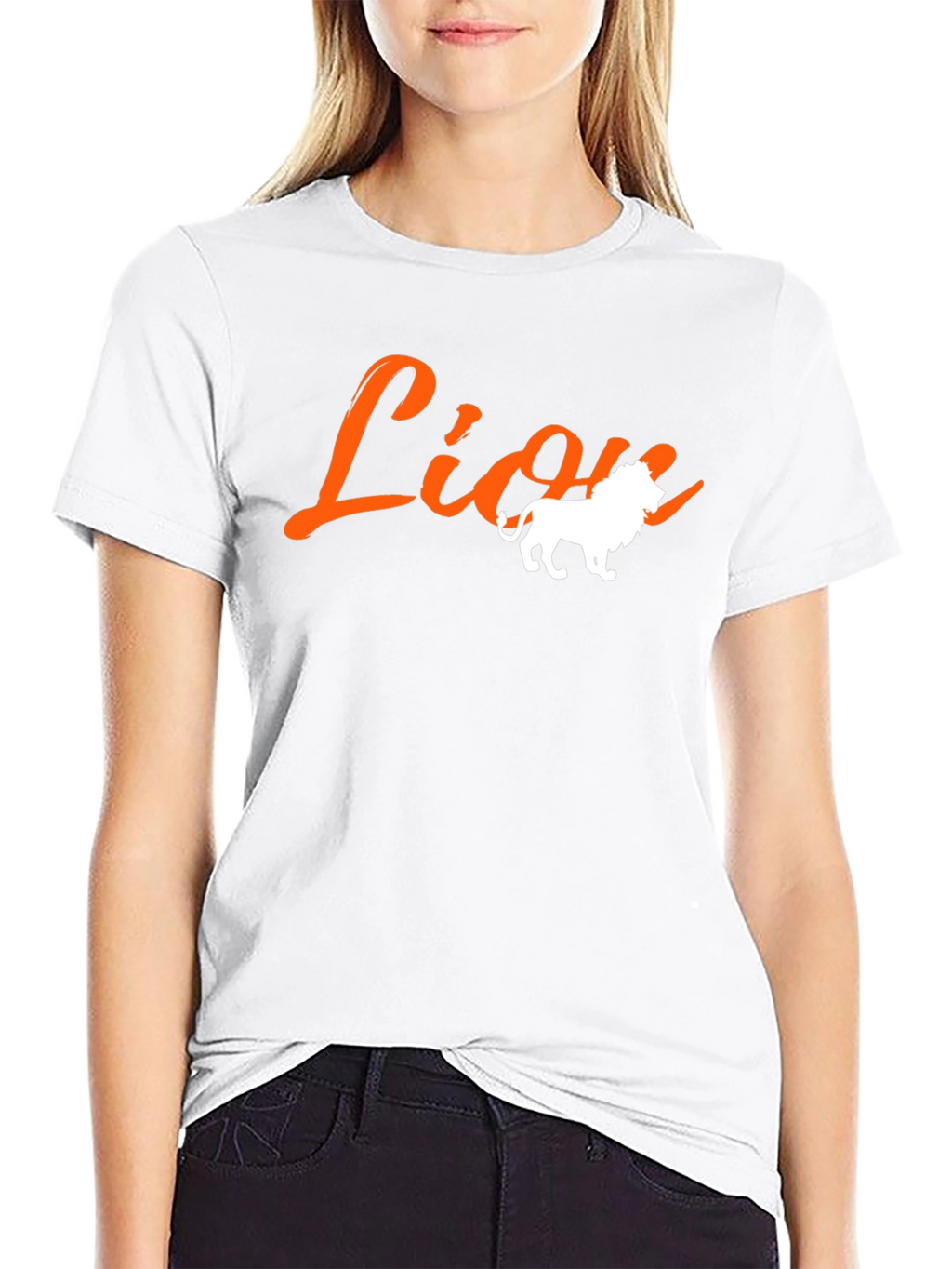 Lion Graphic T-Shirt - Bold Black Tee