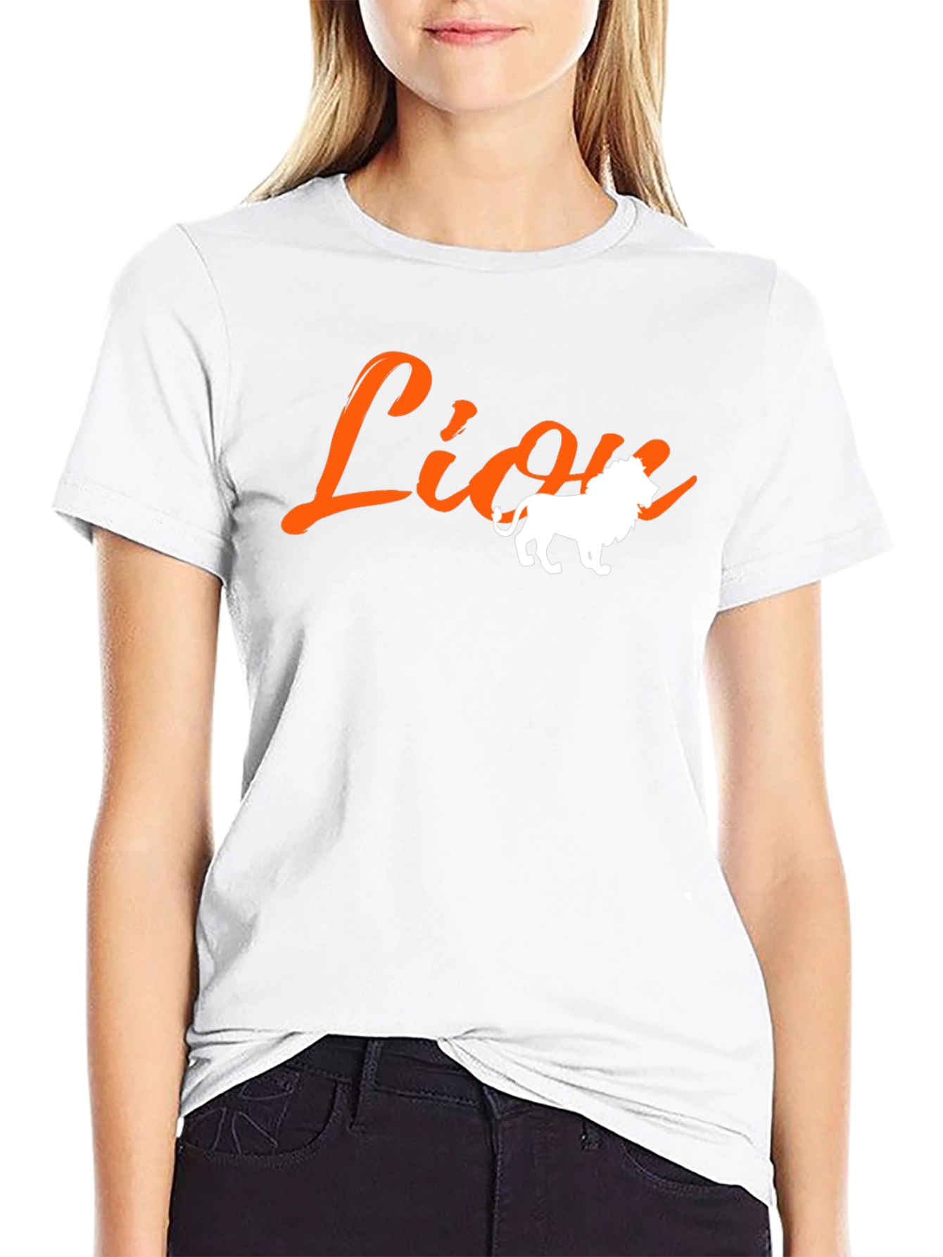 Lion Graphic T-Shirt - Bold Black Tee
