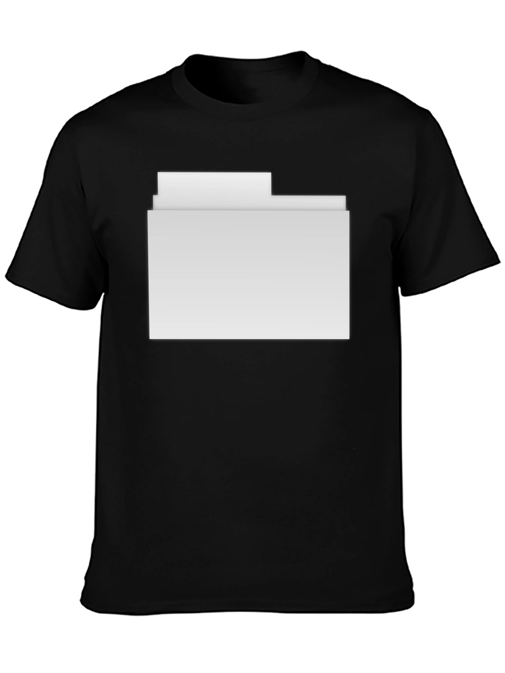 Modern Folder Graphic Tee - Stylish Casual Wear