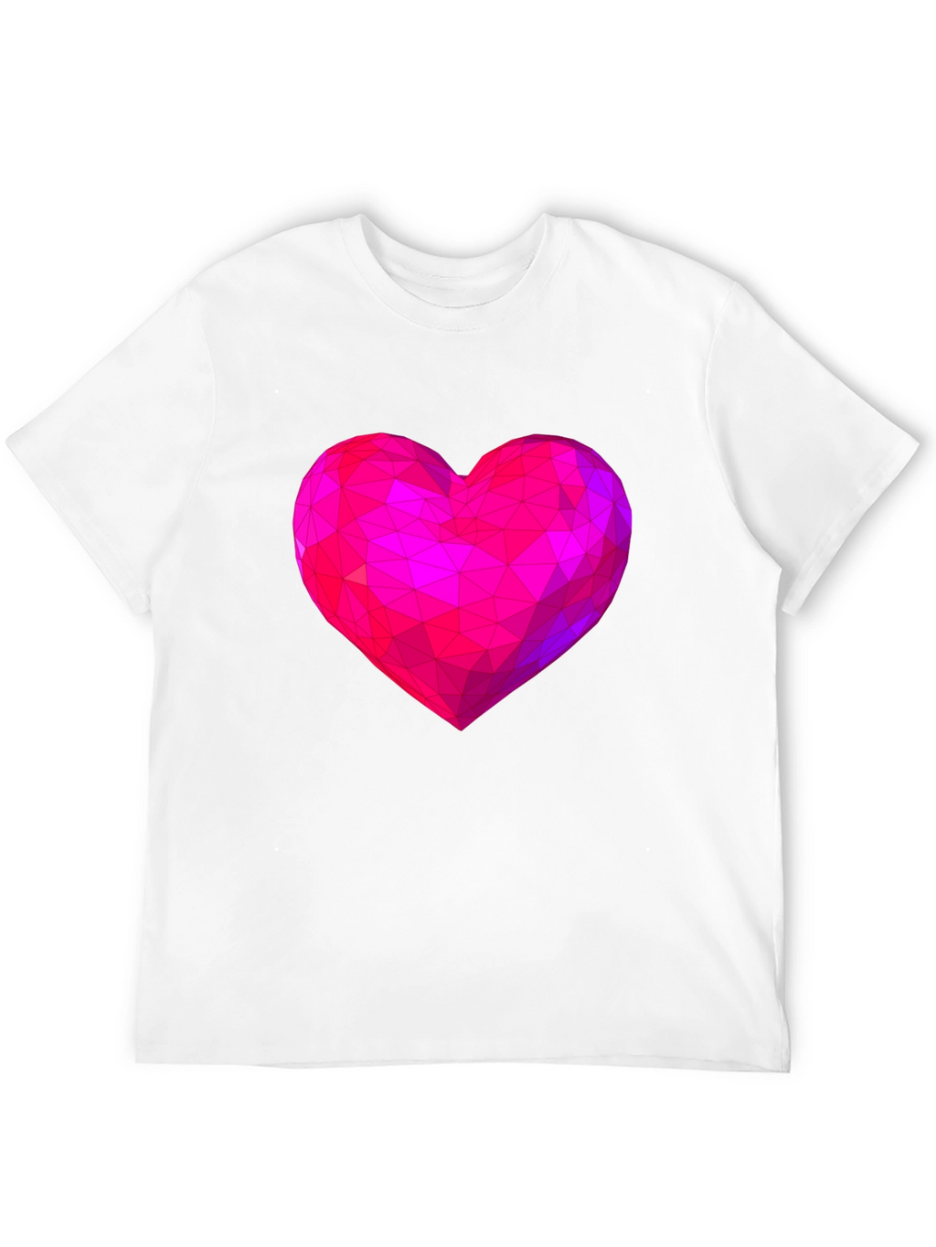 Geometric Heart Graphic Tee - Modern Love