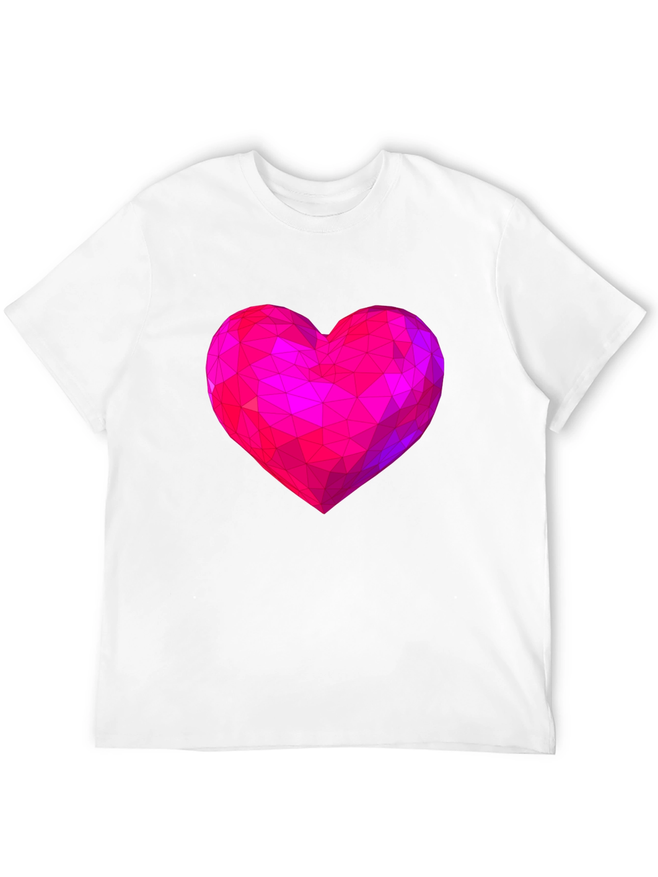 Geometric Heart Graphic Tee - Modern Love