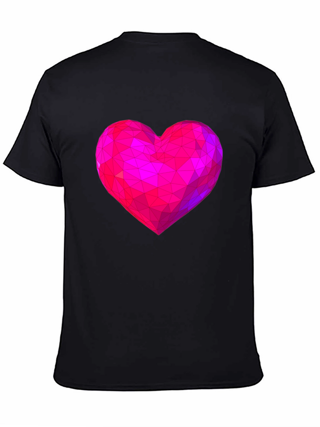 Geometric Heart Graphic Tee - Modern Love