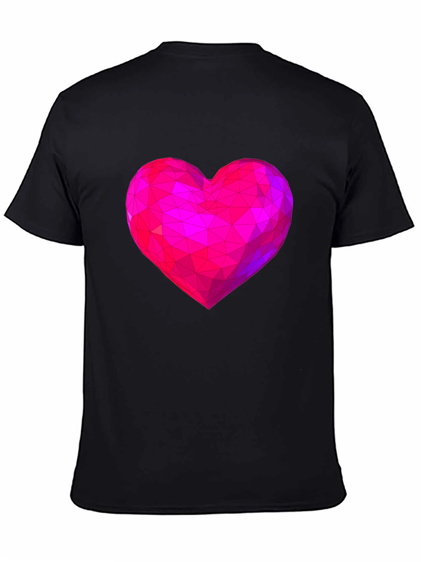 Geometric Heart Graphic Tee - Modern Love