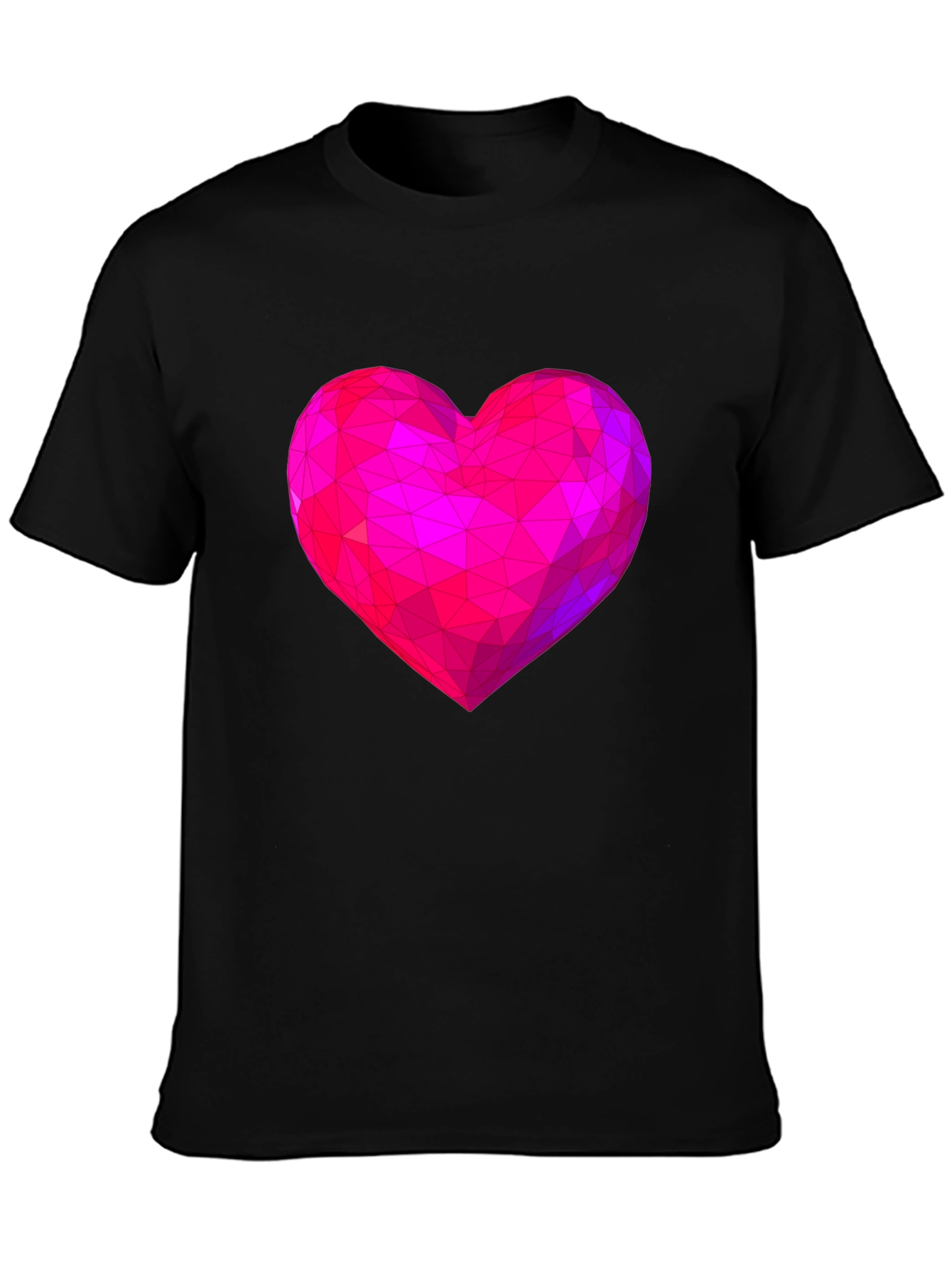 Geometric Heart Graphic Tee - Modern Love