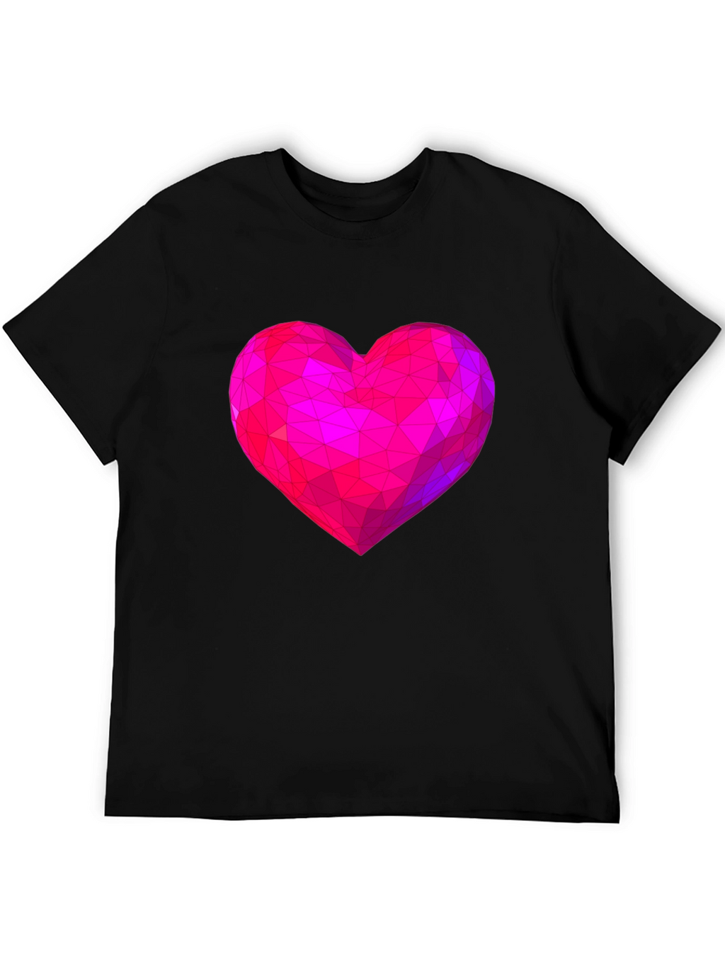 Geometric Heart Graphic Tee - Modern Love