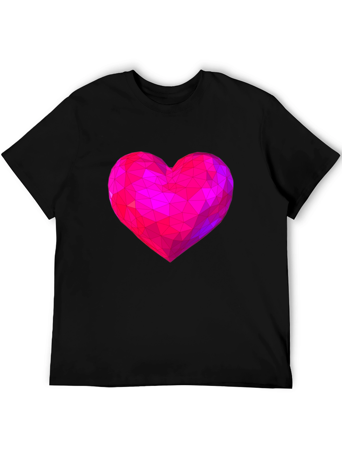 Geometric Heart Graphic Tee - Modern Love