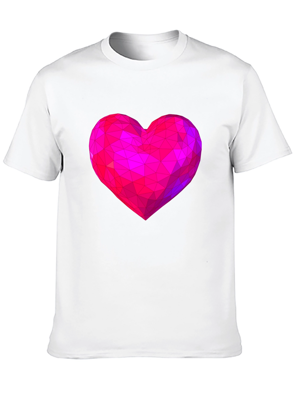 Geometric Heart Graphic Tee - Modern Love