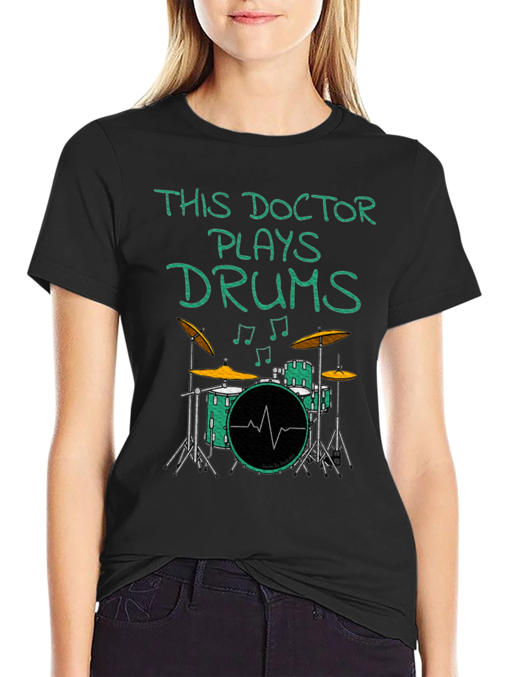 Doctor Plays Drums Graphic Tee