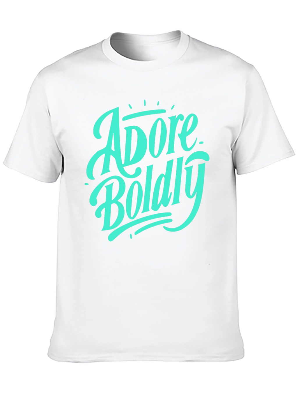 Adore Boldly Graphic Tee - Stylish Black T-Shirt