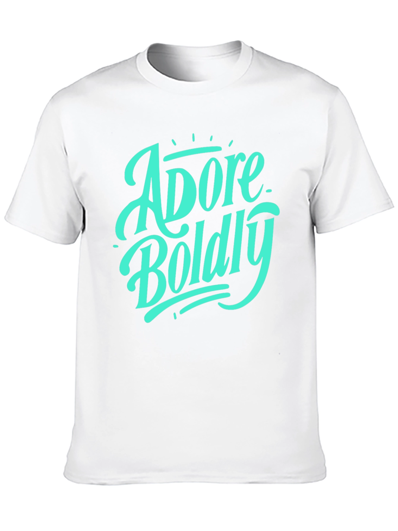 Adore Boldly Graphic Tee - Stylish Black T-Shirt