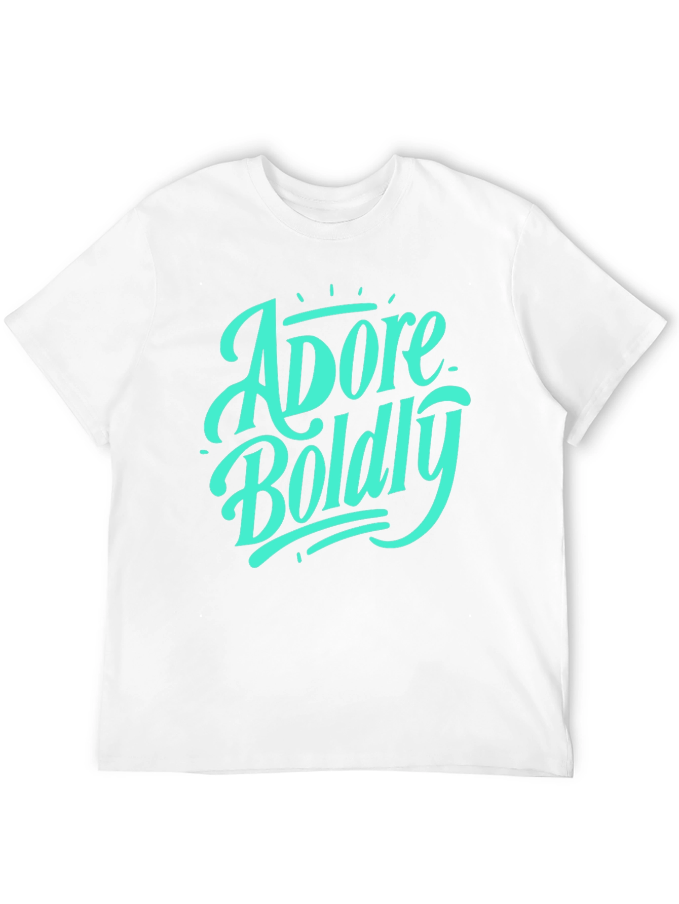 Adore Boldly Graphic Tee - Stylish Black T-Shirt