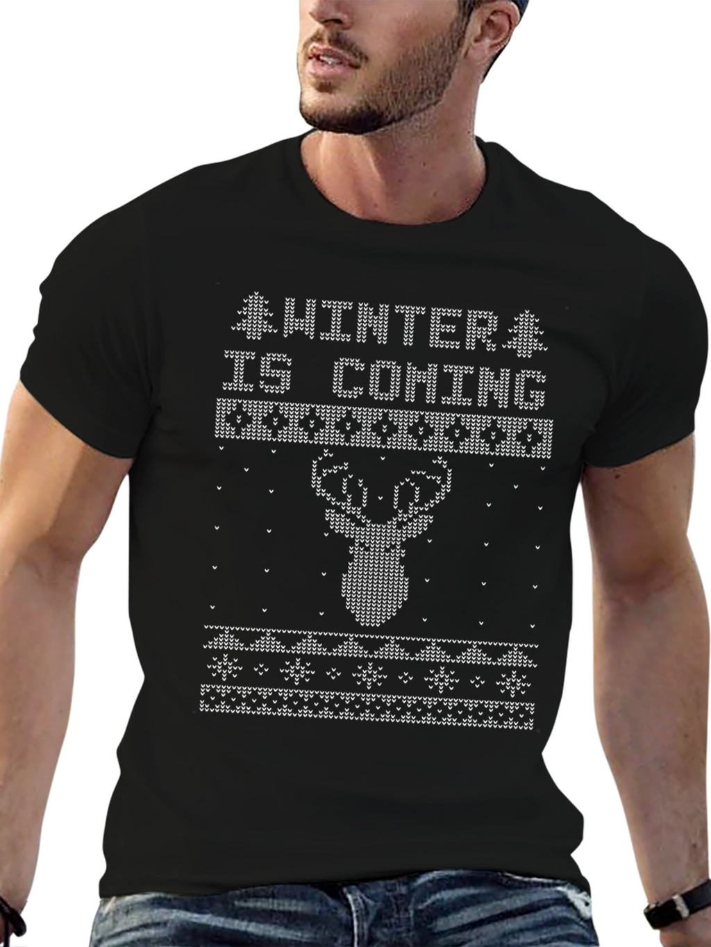 Winter is Coming Christmas Novelty T-Shirt