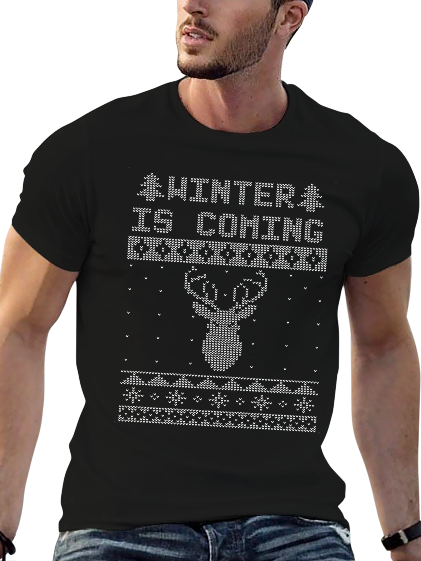 Winter is Coming Christmas Novelty T-Shirt