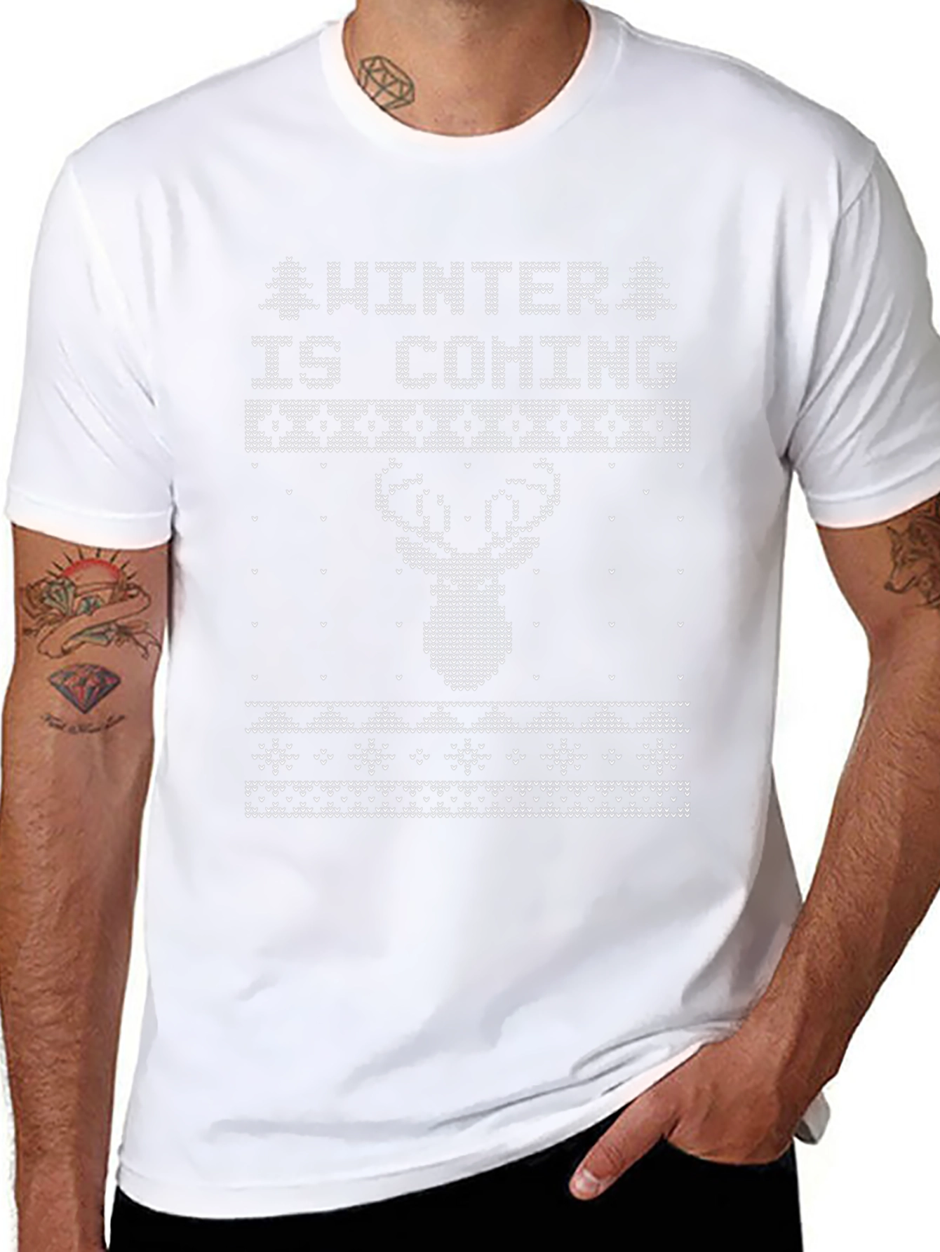 Winter is Coming Christmas Novelty T-Shirt