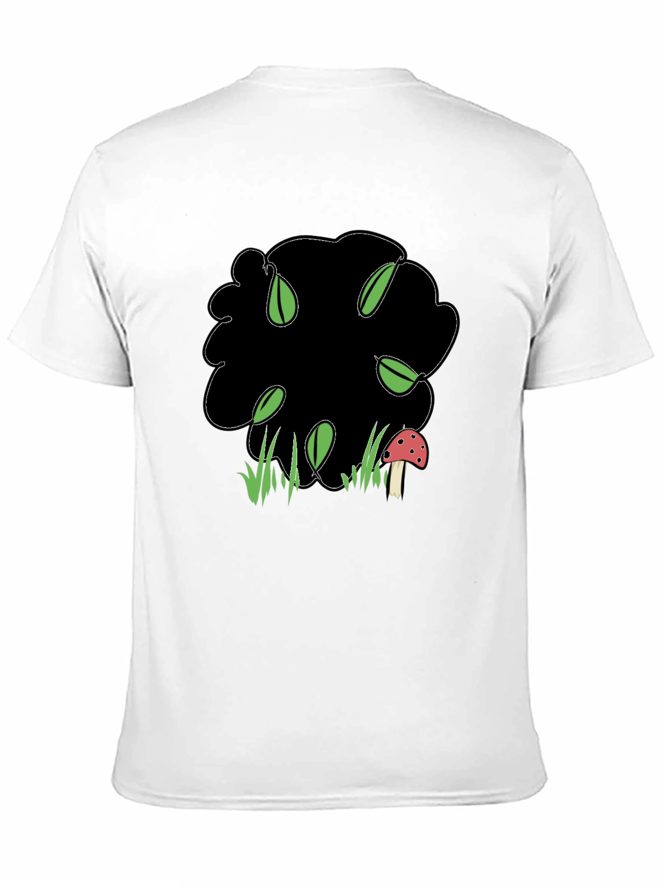 Nature Inspired Graphic Tee - Black