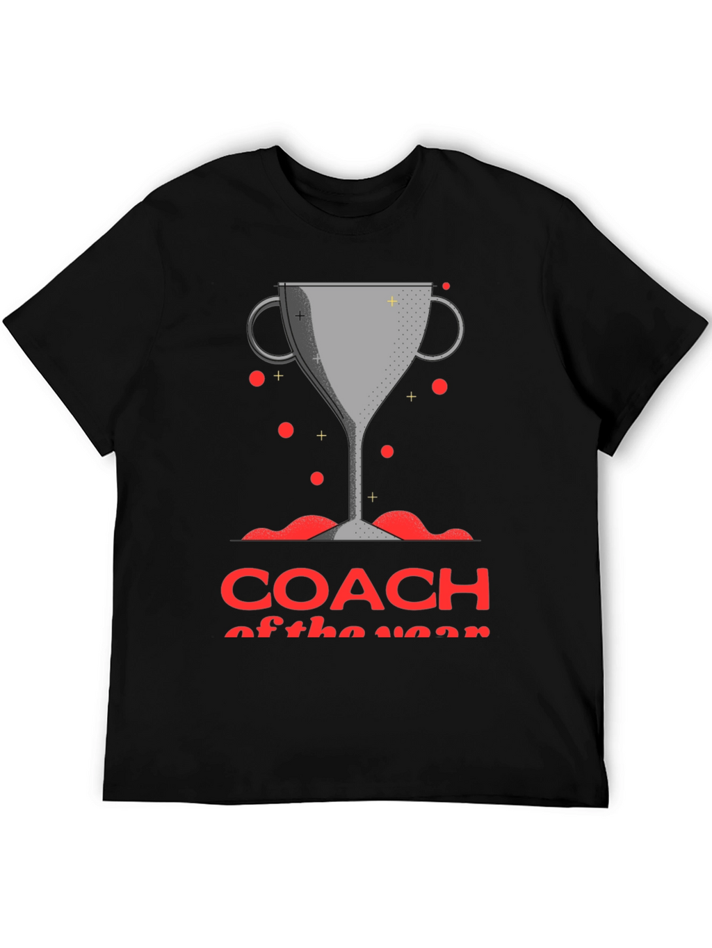 Coach of the Year Trophy Graphic T-Shirt