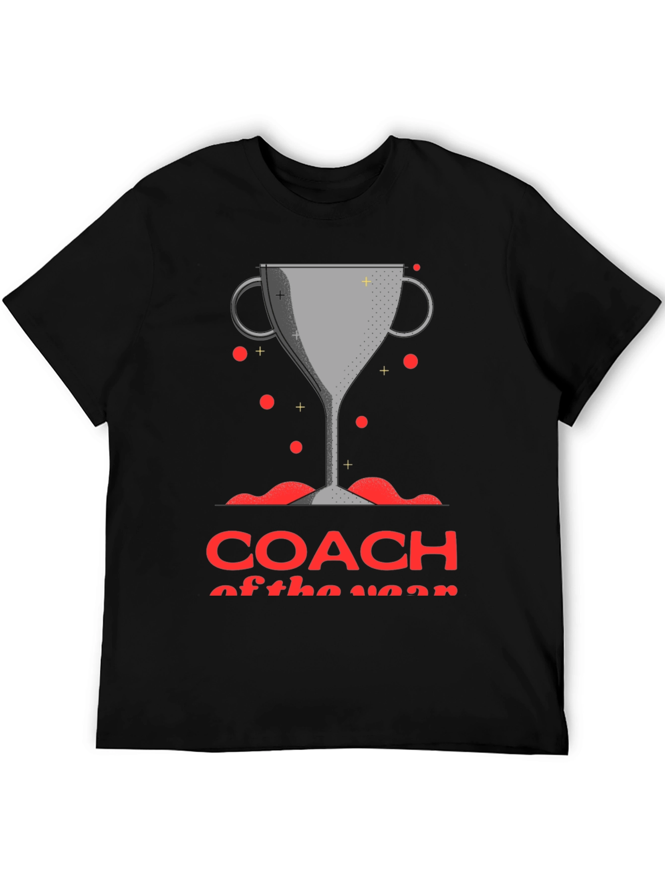 Coach of the Year Trophy Graphic T-Shirt