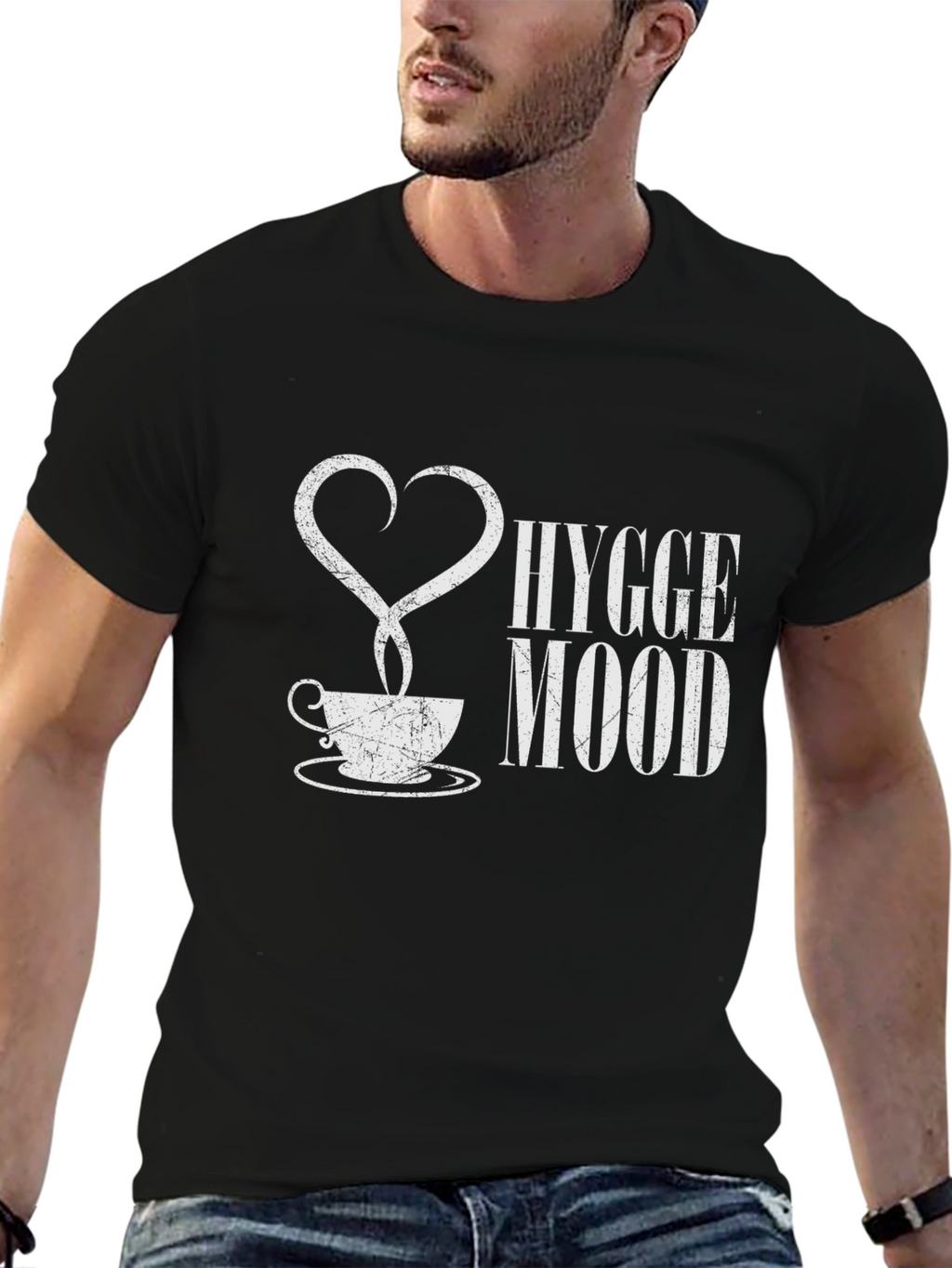 Hygge Mood Graphic Tee - Cozy Comfort Shirt