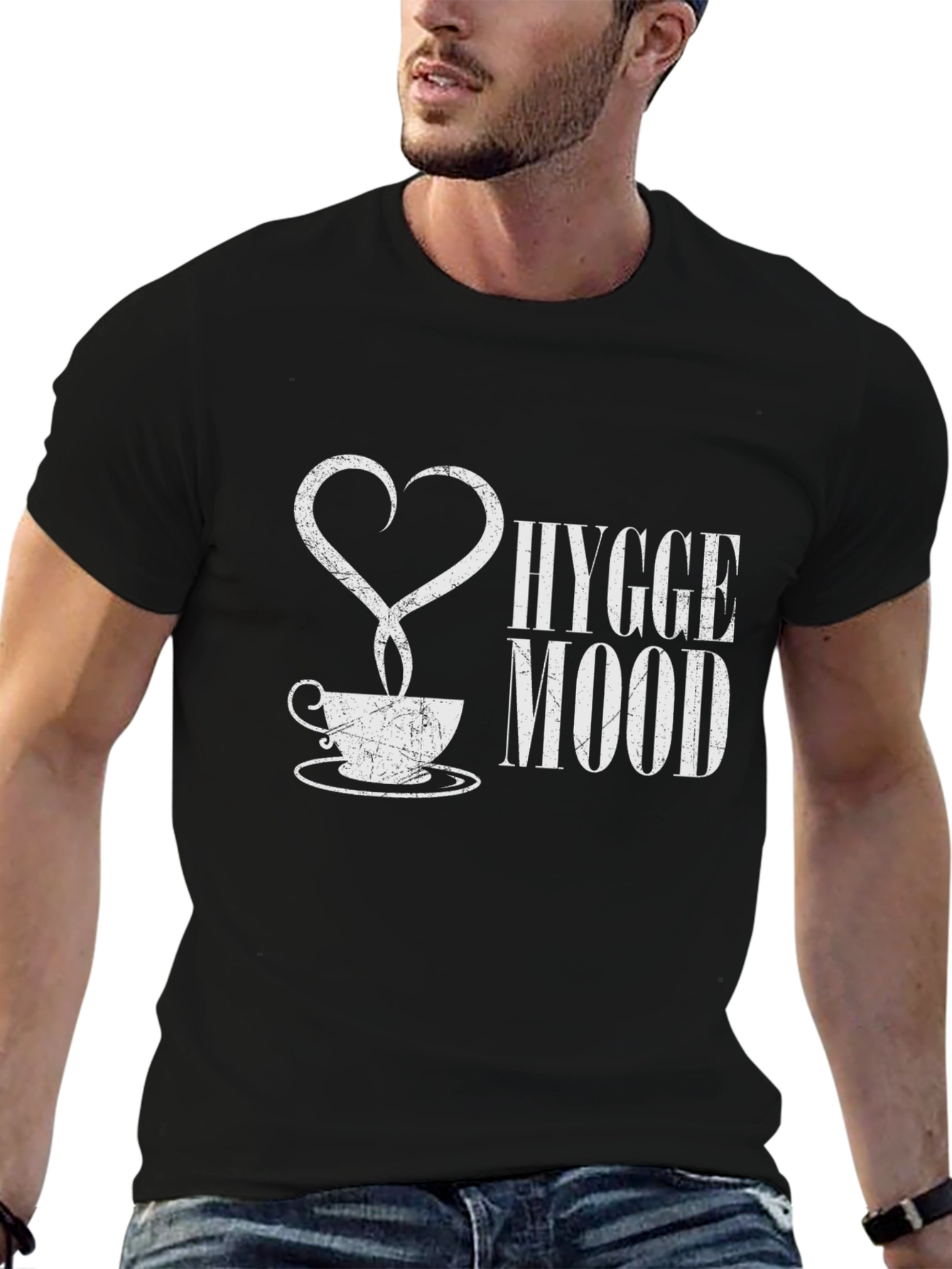 Hygge Mood Graphic Tee - Cozy Comfort Shirt