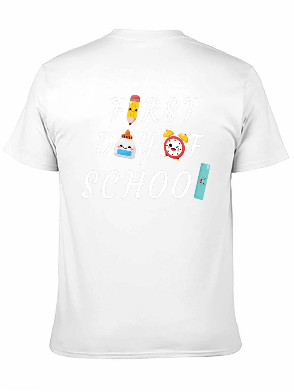 First Day of School Black Graphic Tee