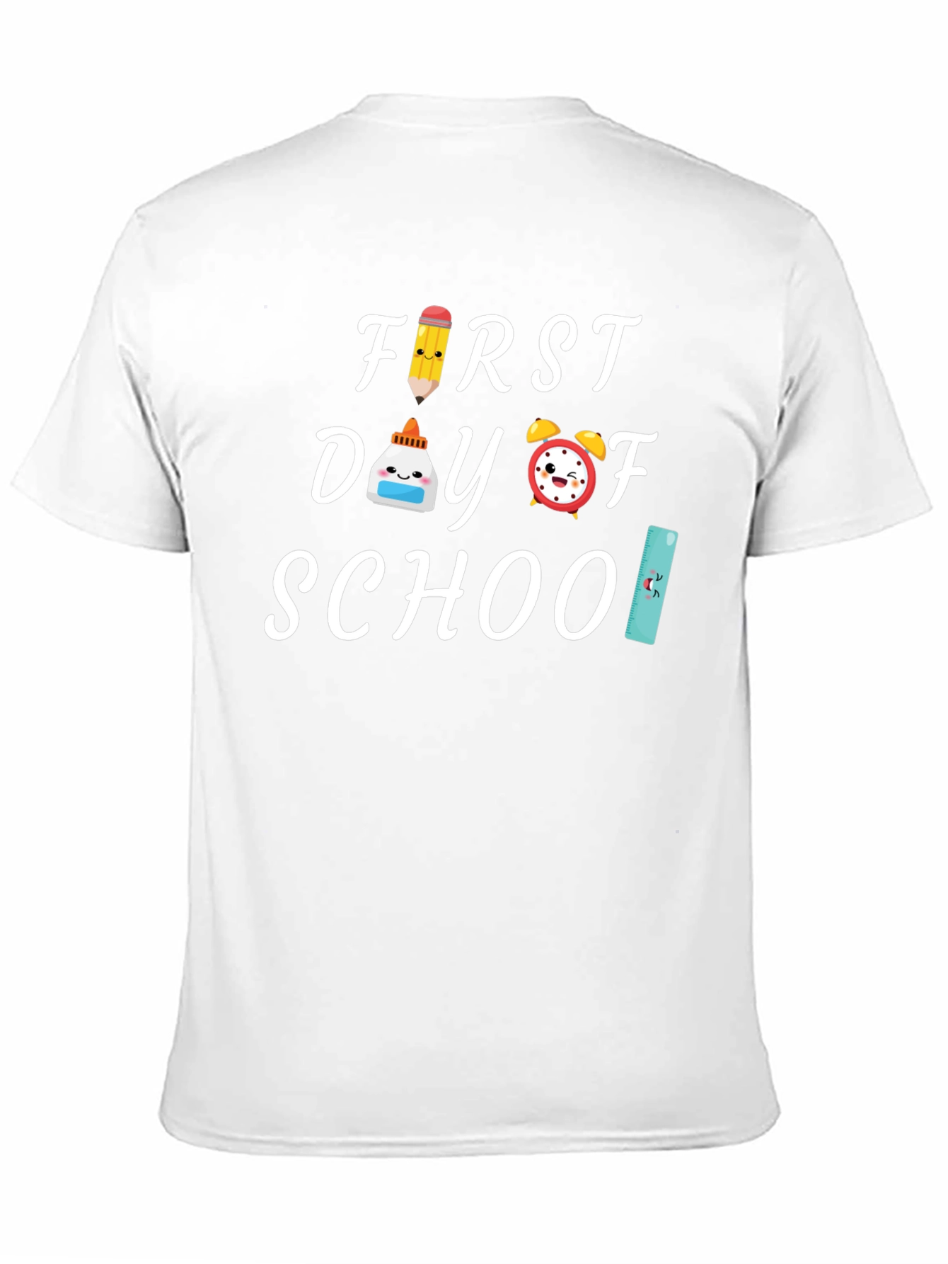 First Day of School Black Graphic Tee