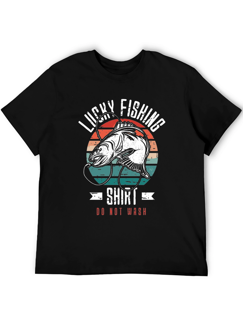 Lucky Fishing Graphic Tee - Do Not Wash!