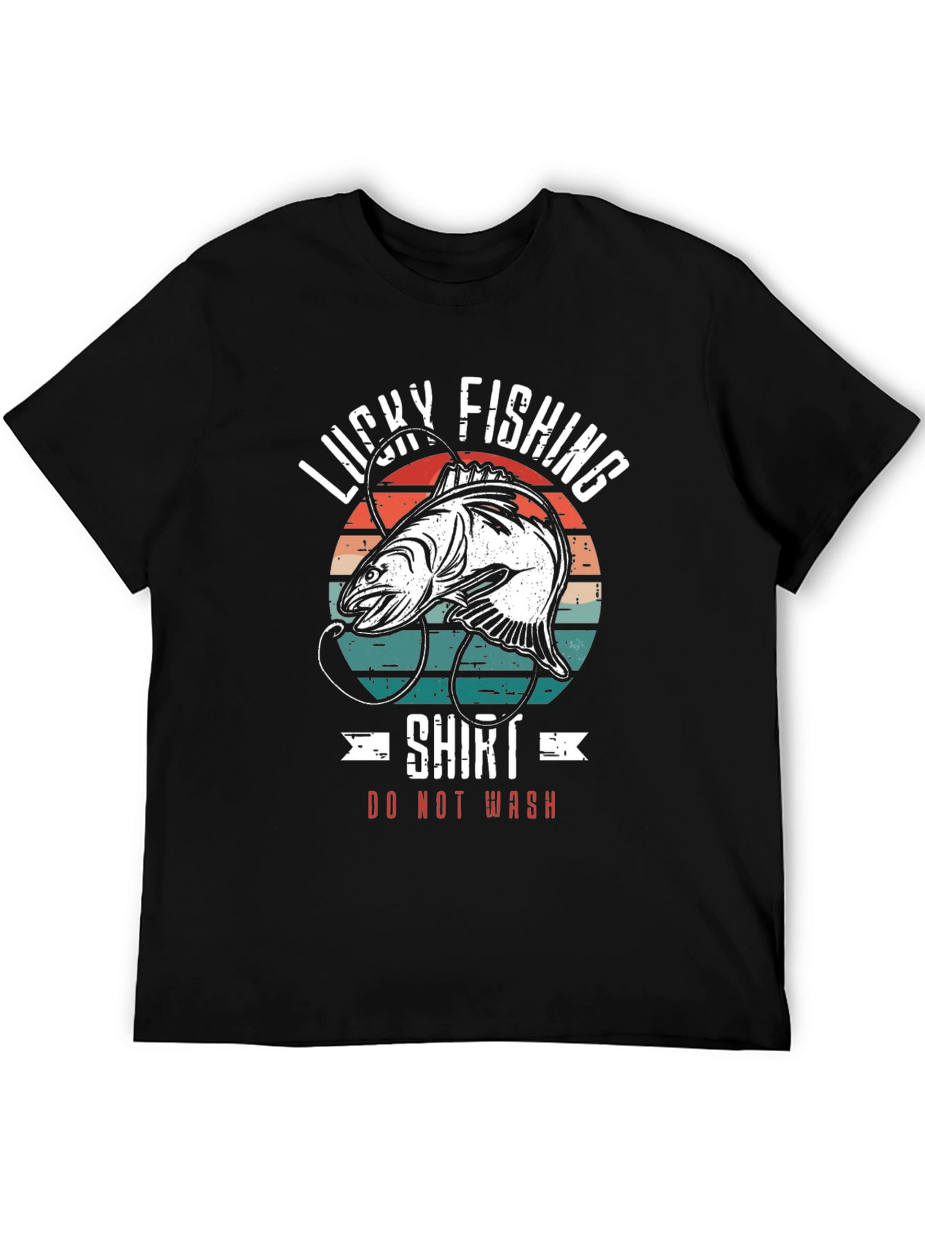 Lucky Fishing Graphic Tee - Do Not Wash!