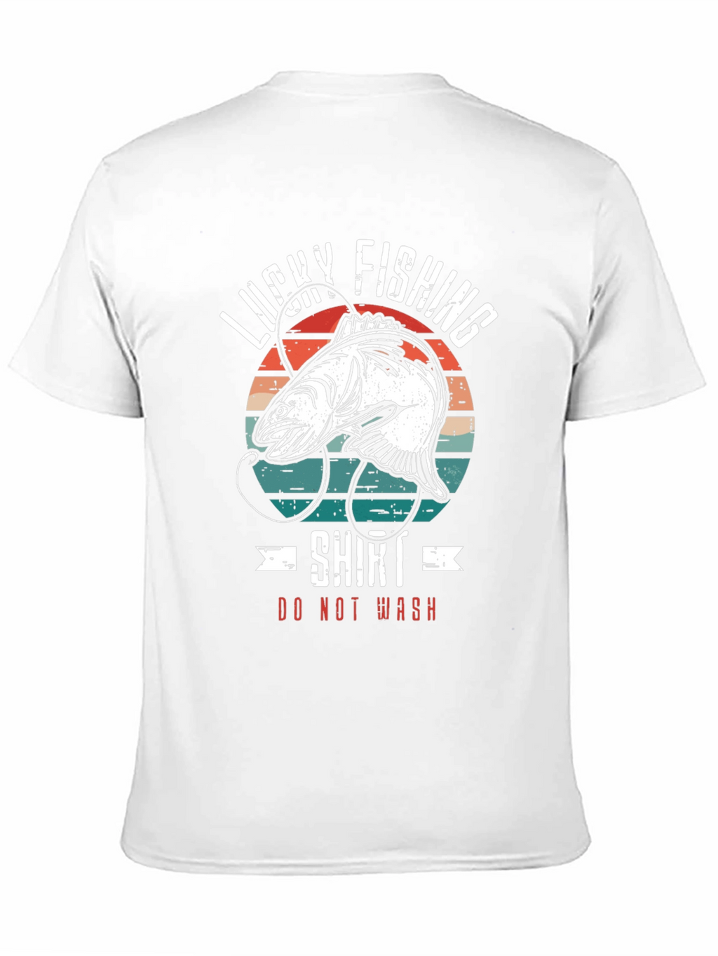 Lucky Fishing Graphic Tee - Do Not Wash!