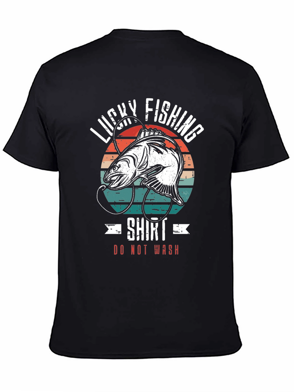 Lucky Fishing Graphic Tee - Do Not Wash!