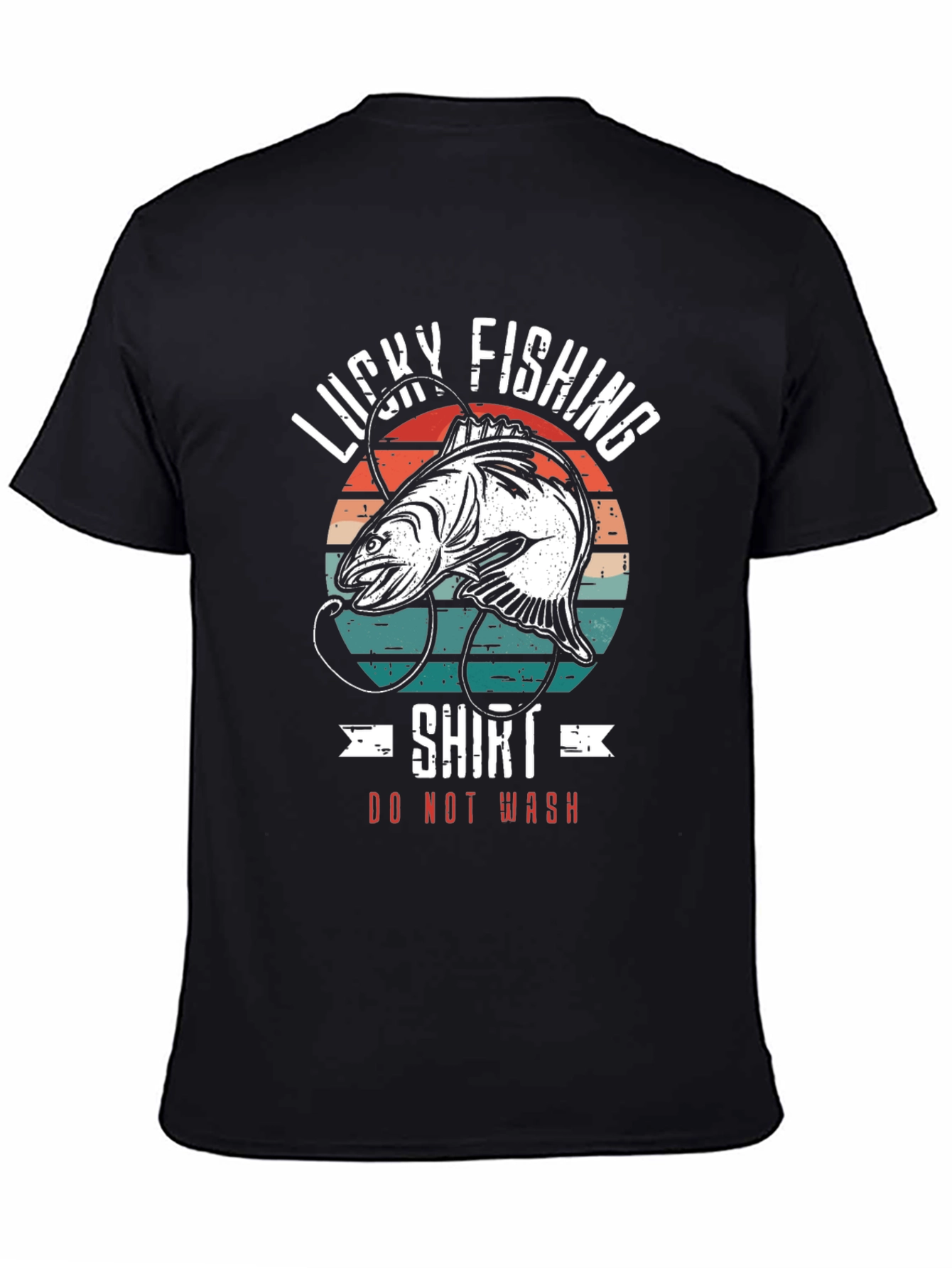 Lucky Fishing Graphic Tee - Do Not Wash!