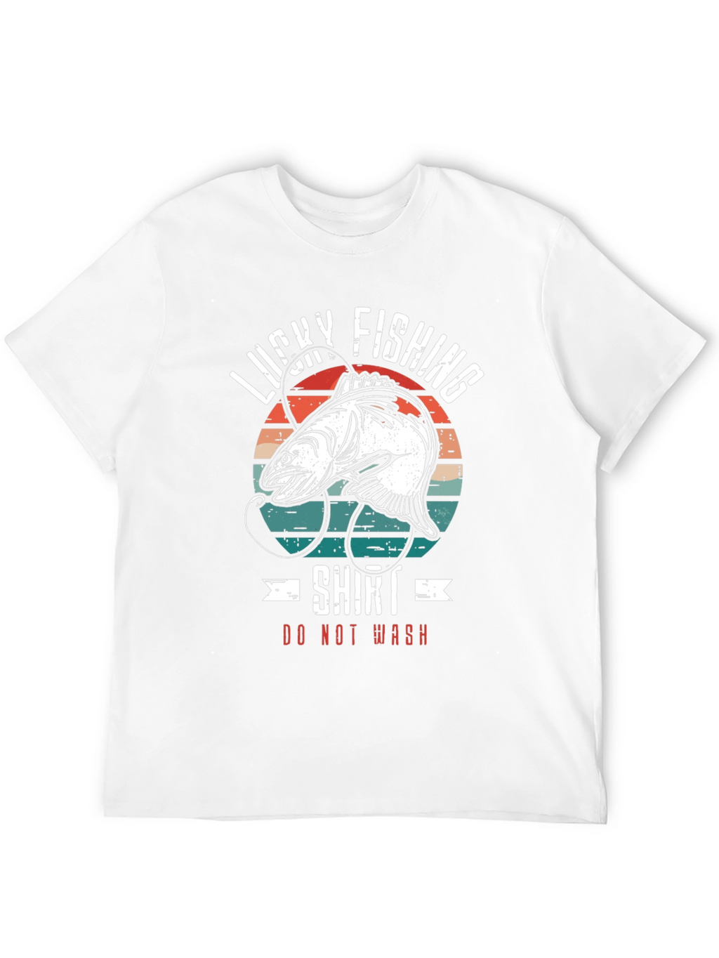 Lucky Fishing Graphic Tee - Do Not Wash!