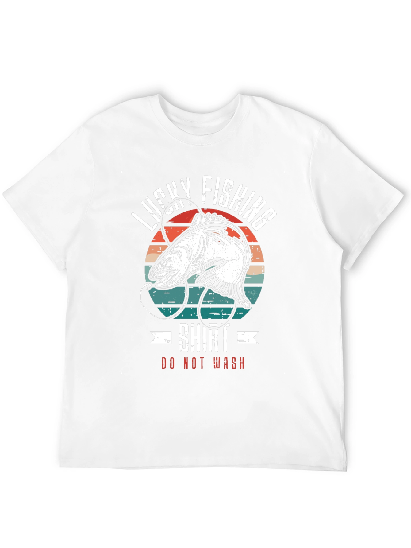 Lucky Fishing Graphic Tee - Do Not Wash!