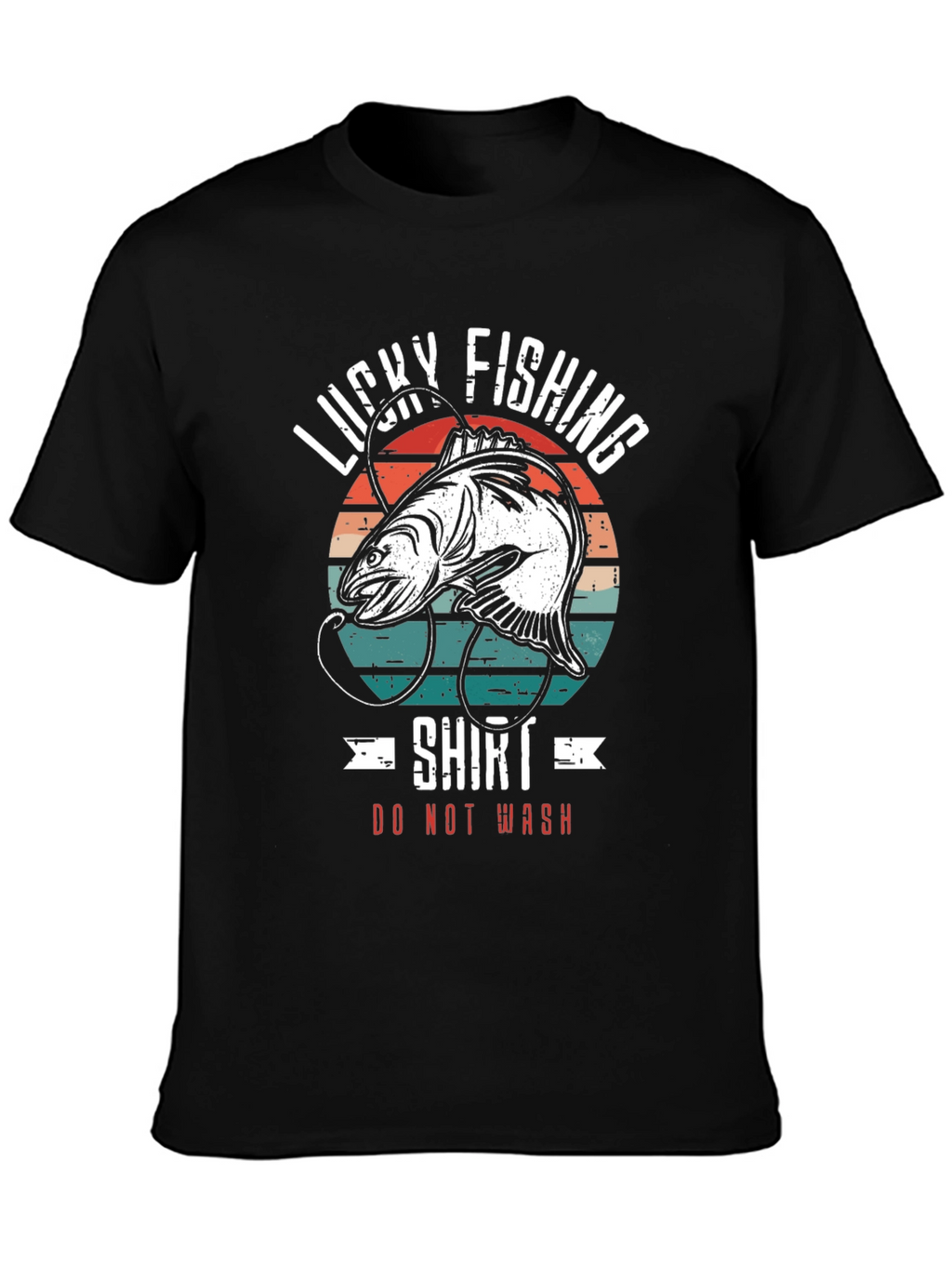 Lucky Fishing Graphic Tee - Do Not Wash!
